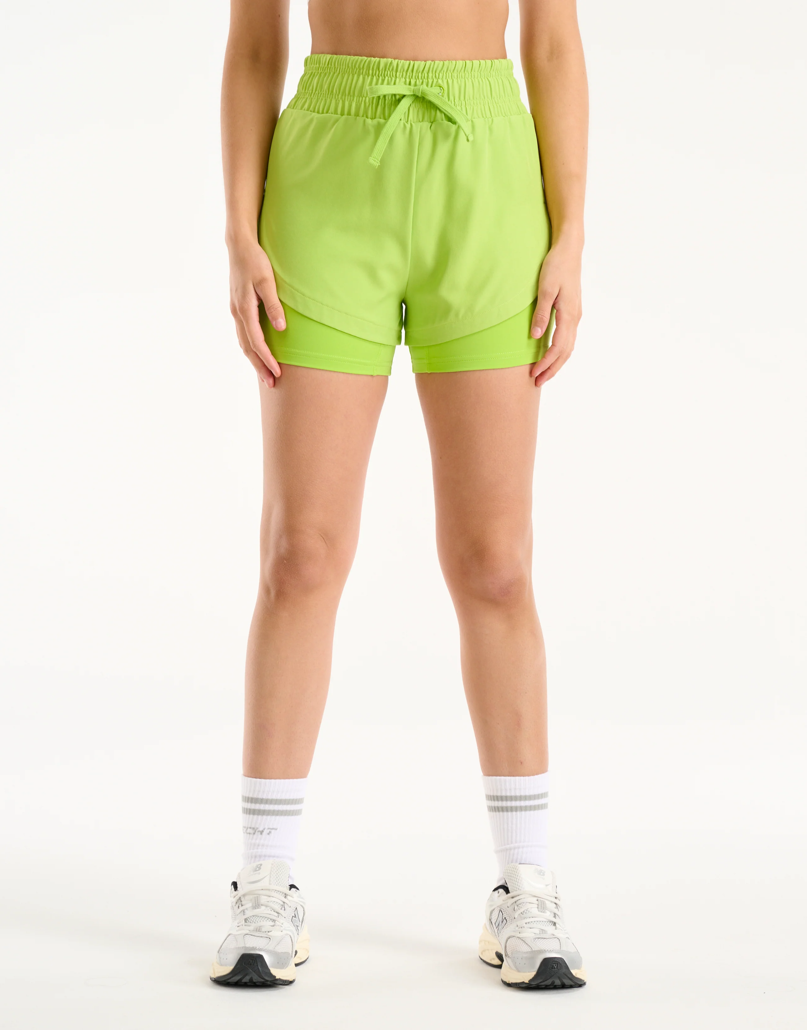 Freedom Running Shorts - Lime Green - Image 11