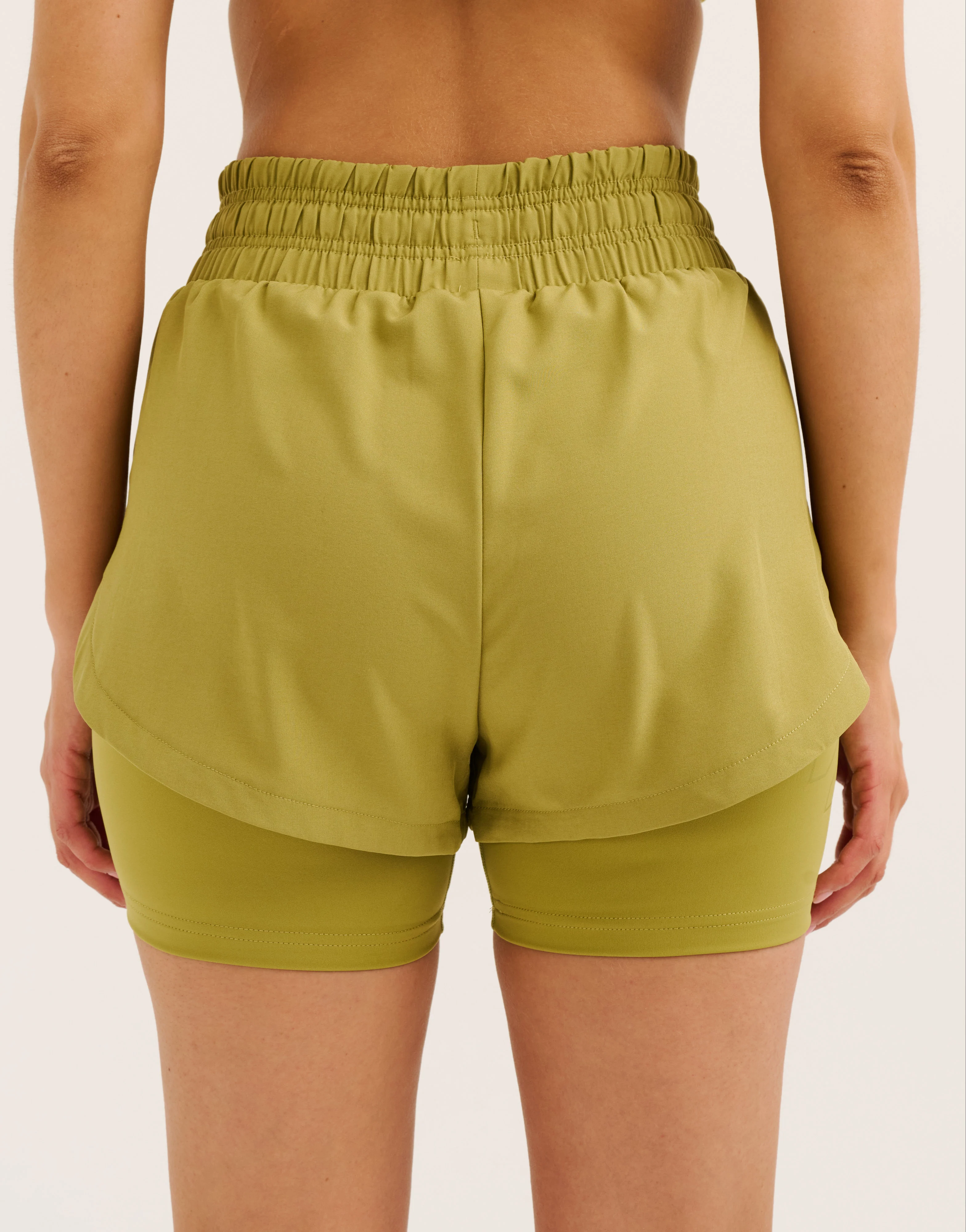 Freedom Running Shorts - Olive - Image 3