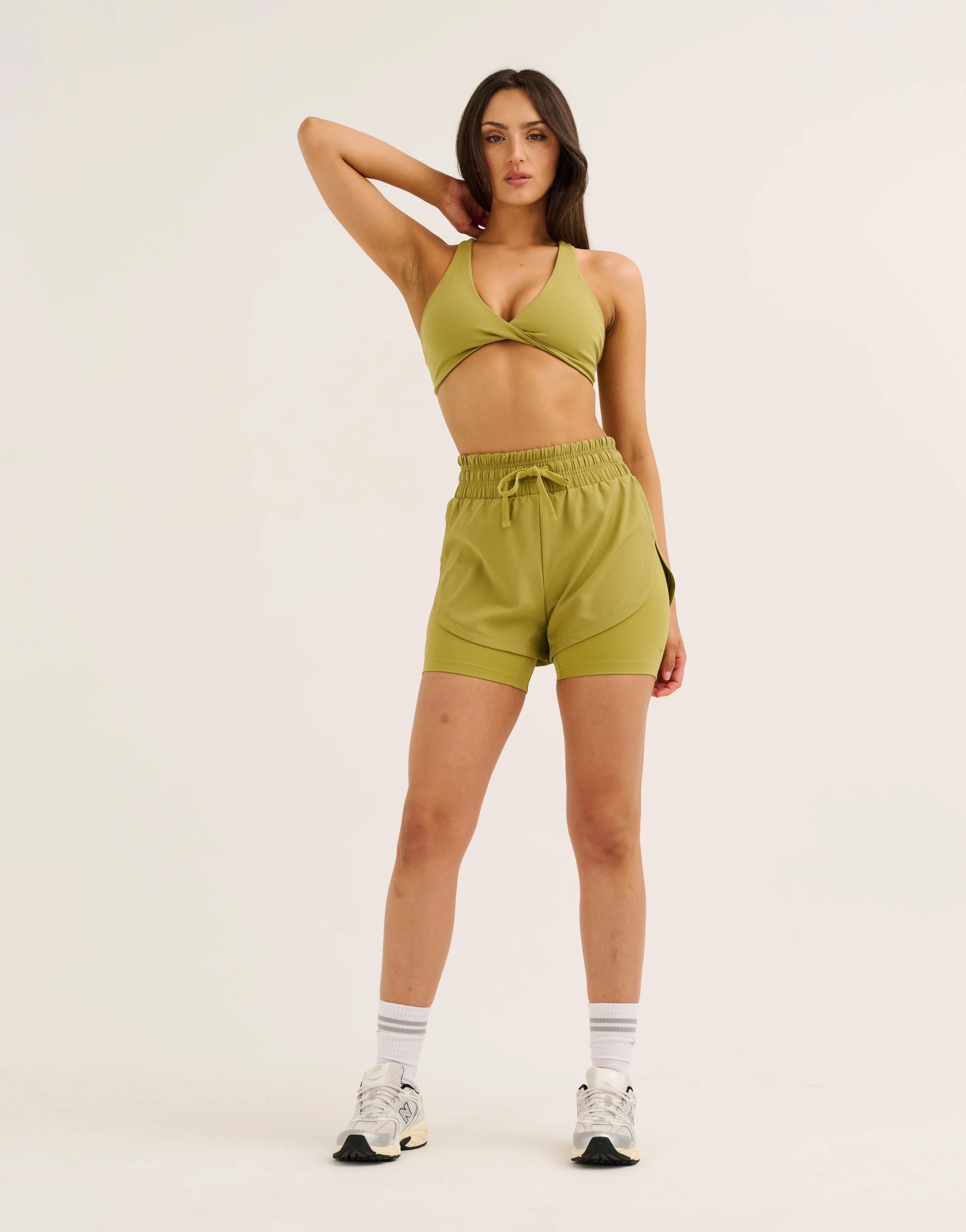 Freedom Running Shorts - Olive - Image 6