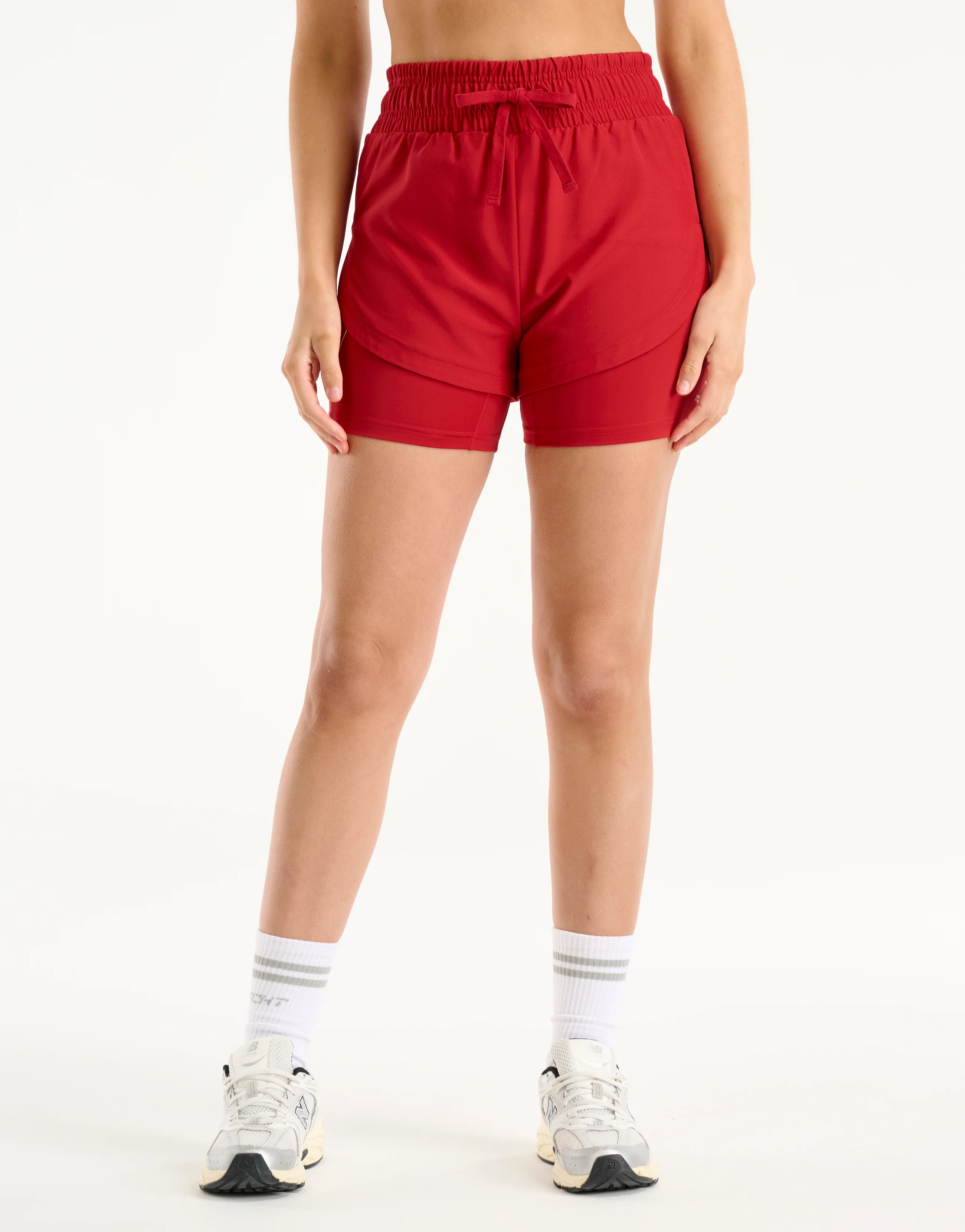 Freedom Running Shorts - Scarlet Red - Image 10