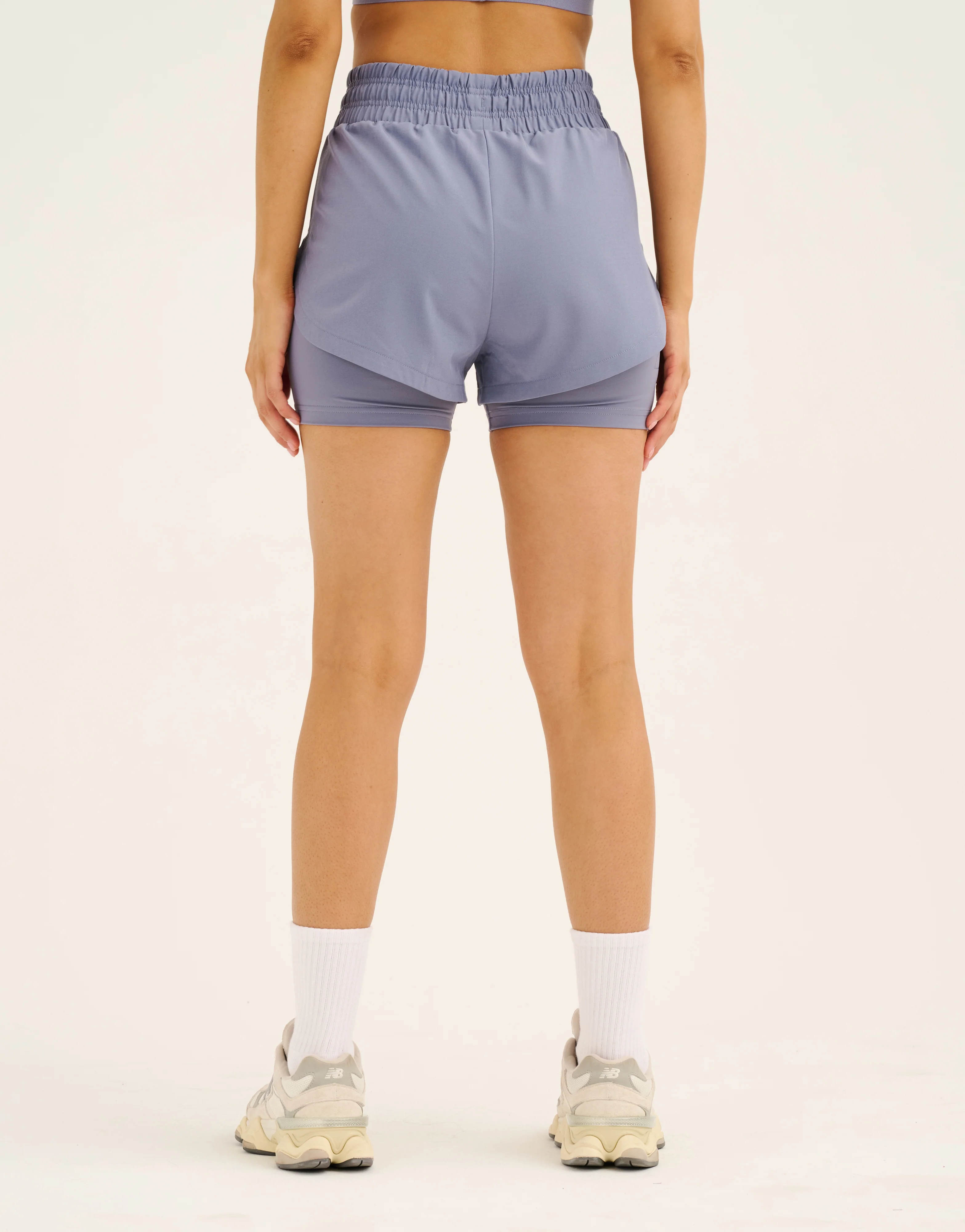 Freedom Running Shorts - Washed Blue - Image 10