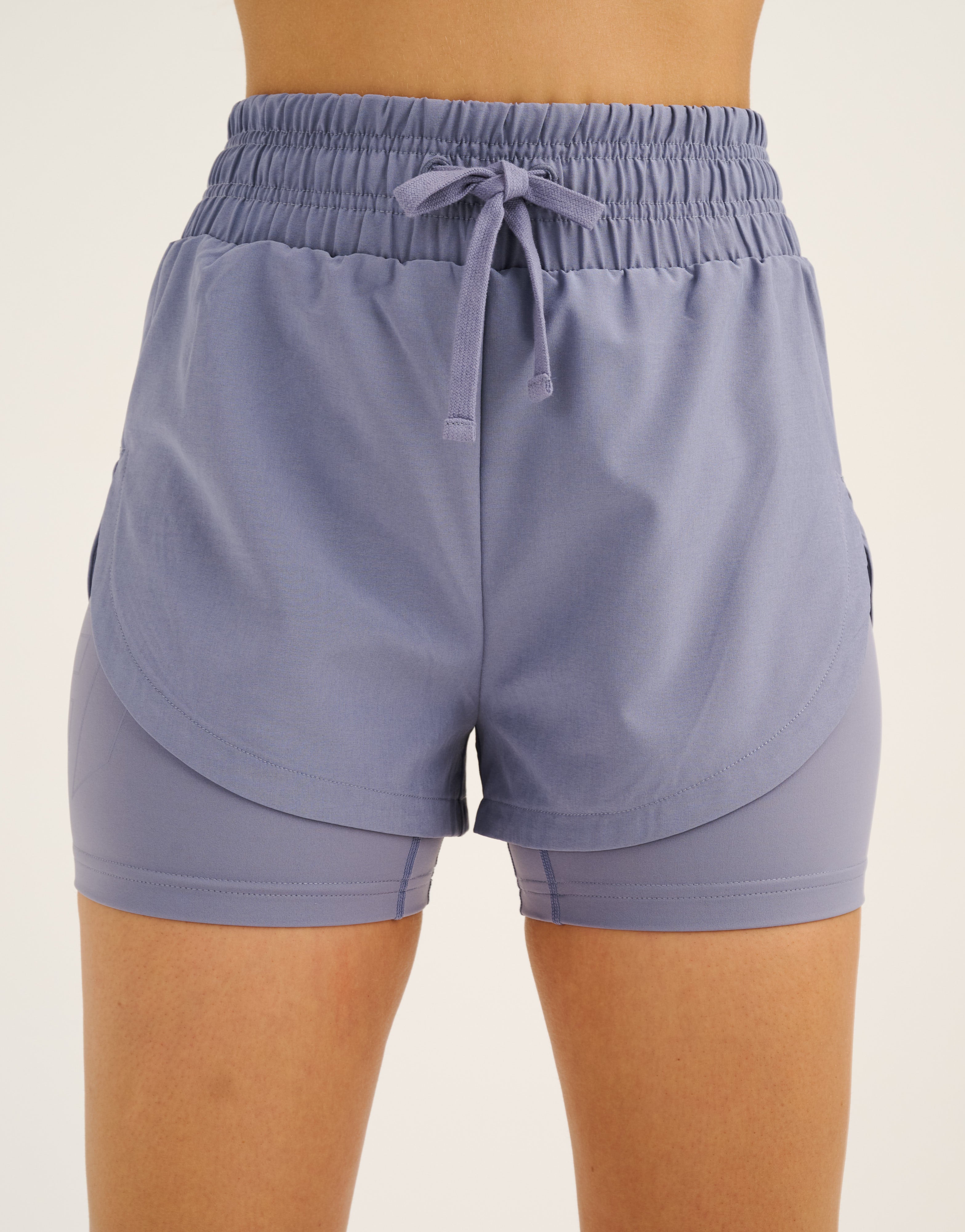 Freedom Running Shorts - Washed Blue - Image 4