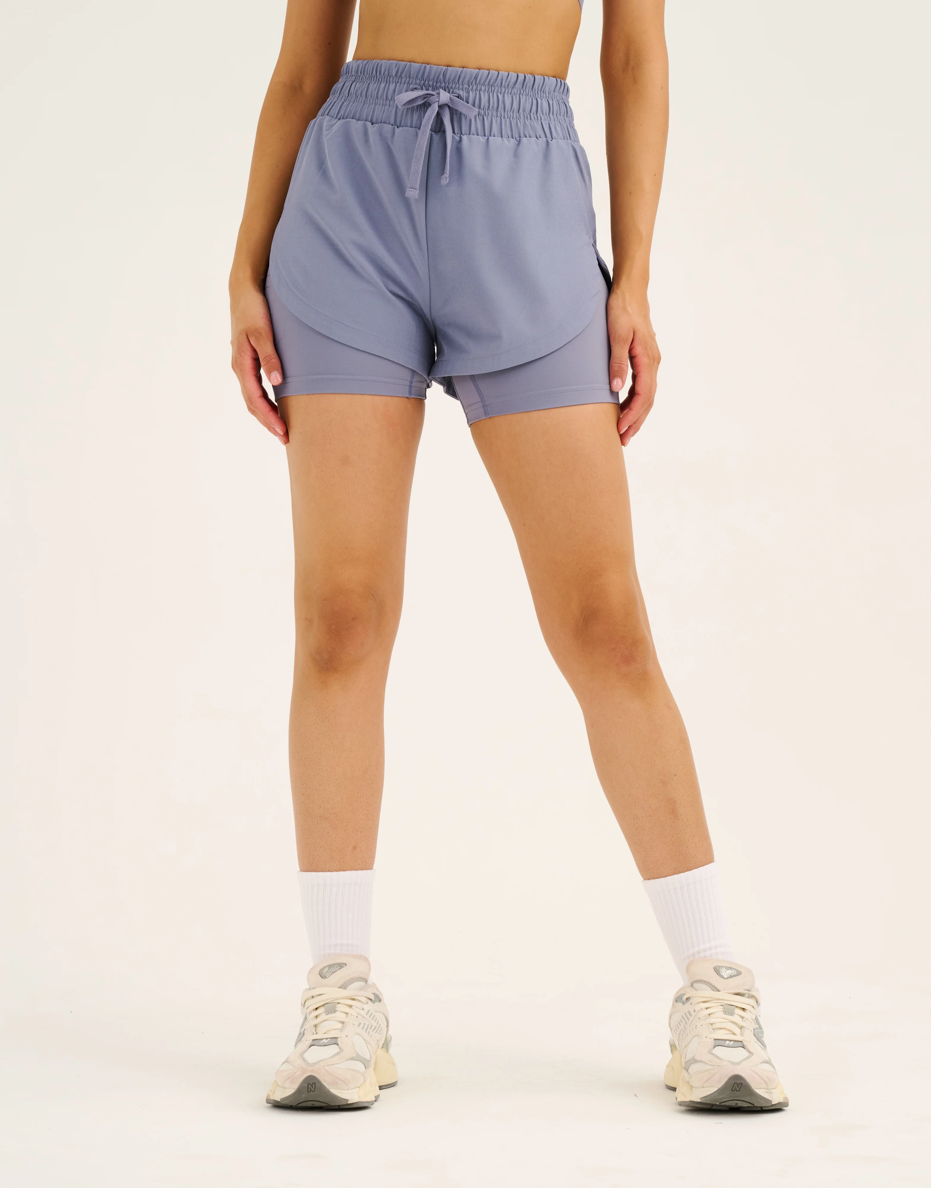 Freedom Running Shorts - Washed Blue - Image 7