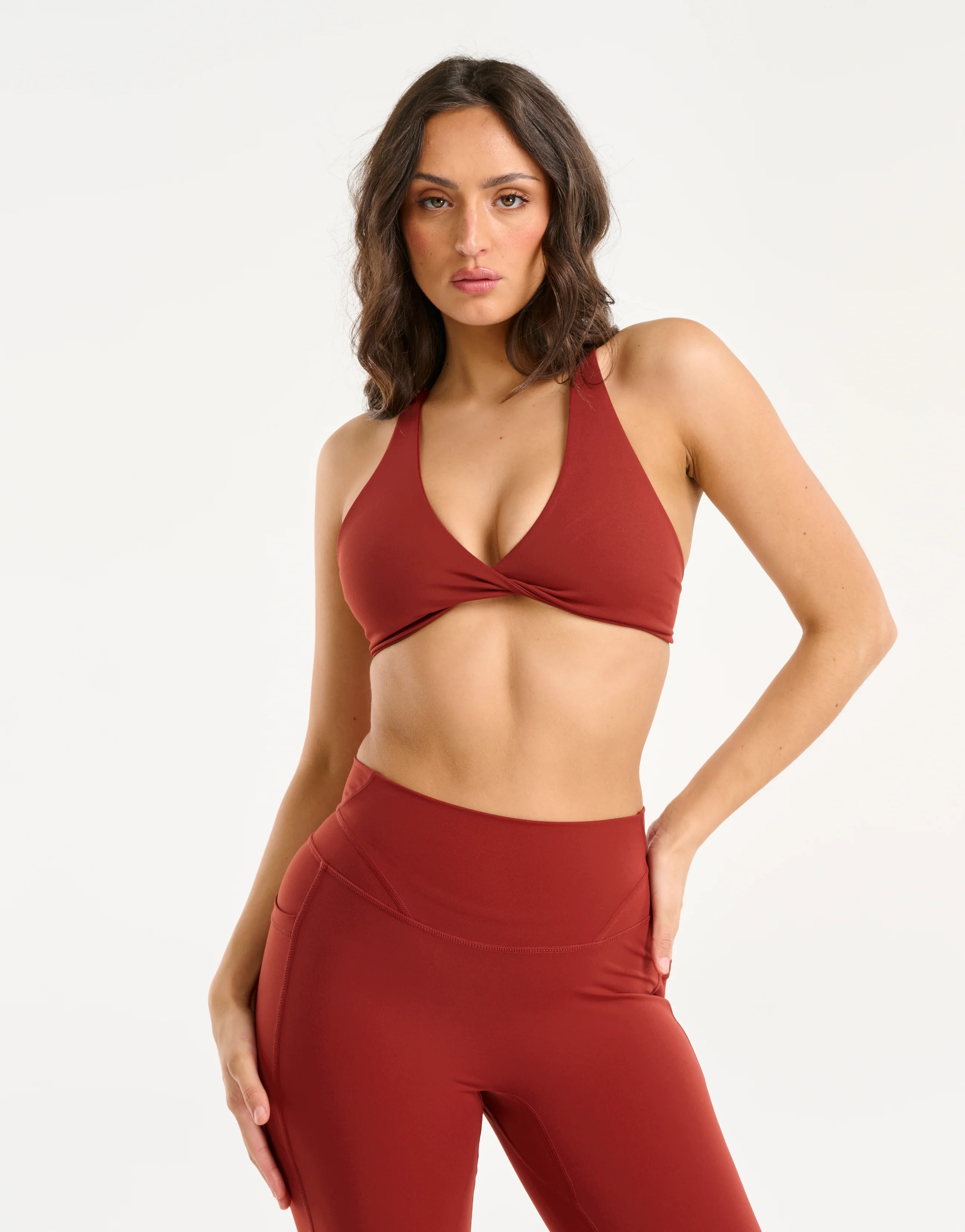 Freedom Sports Bra - Brown - Image 3