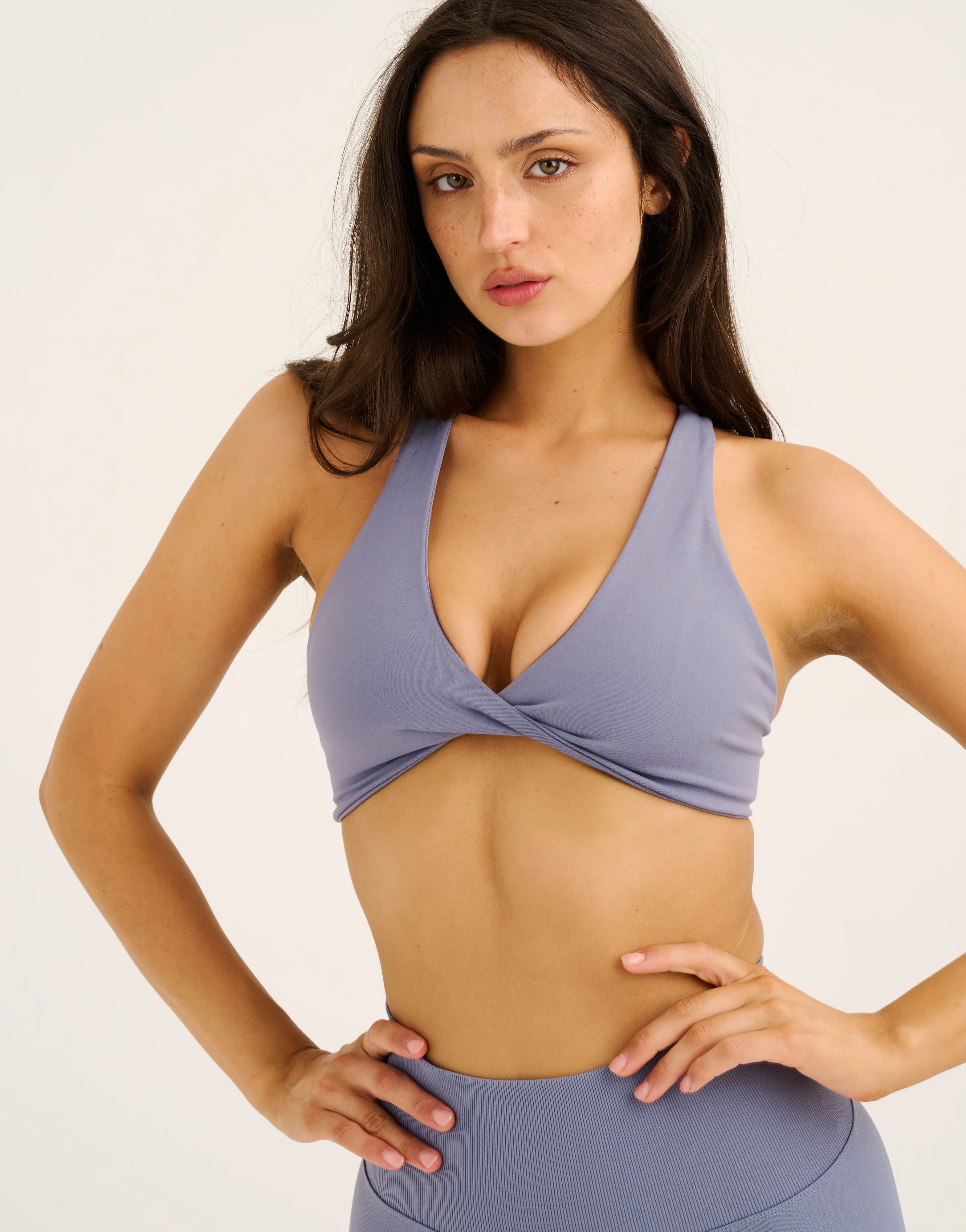 Freedom Sports Bra - Washed Blue - Image 4