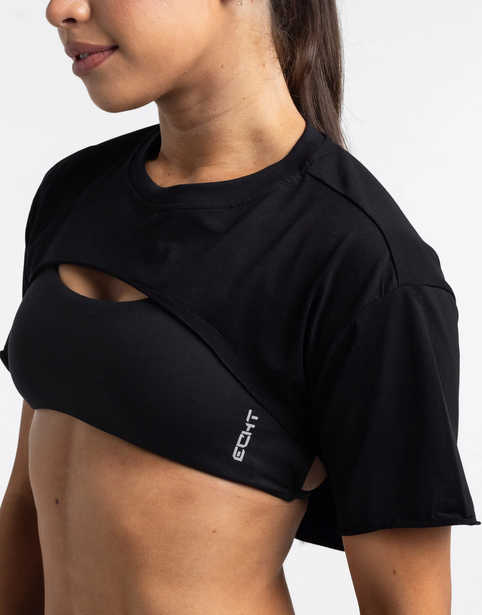 Futura High T-Shirt - Black - Image 8