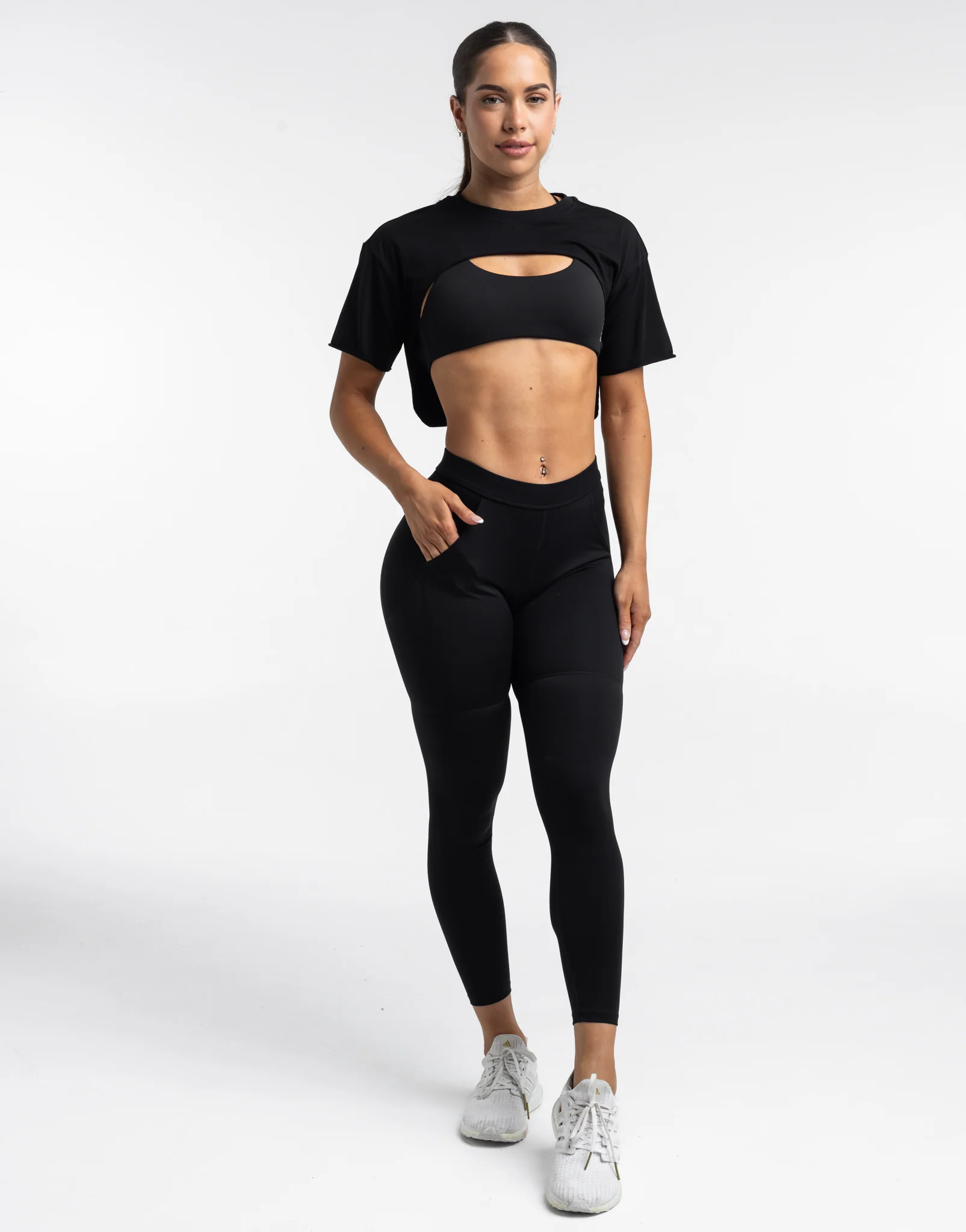 Futura High T-Shirt - Black - Image 9