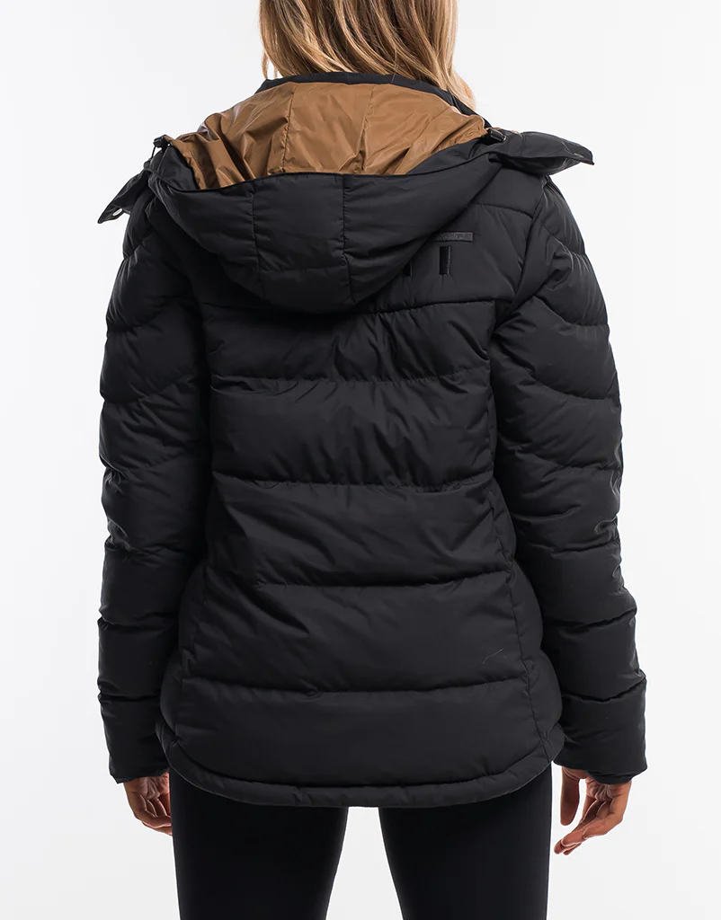 Ladies Essentia Puffer Jacket - Black - Image 2