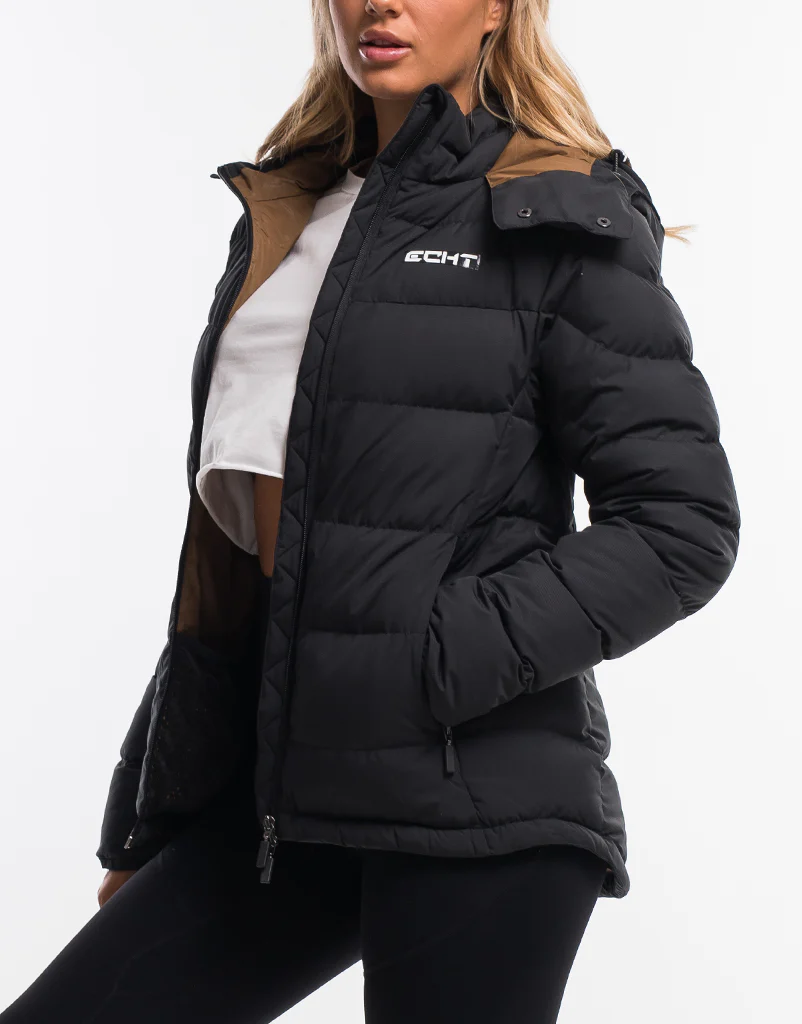 Ladies Essentia Puffer Jacket - Black - Image 9