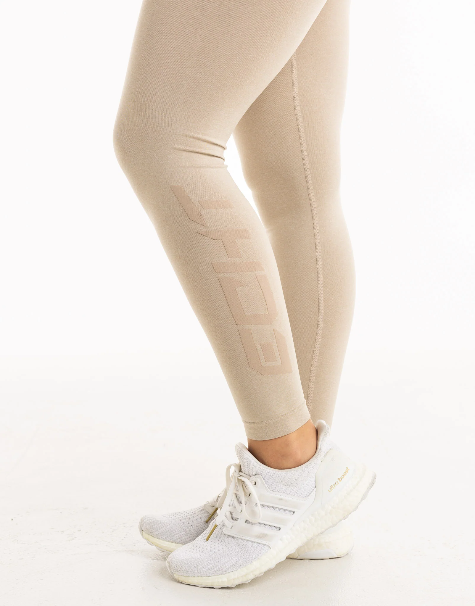 League Seamless Leggings - Taupe Grey - Image 8