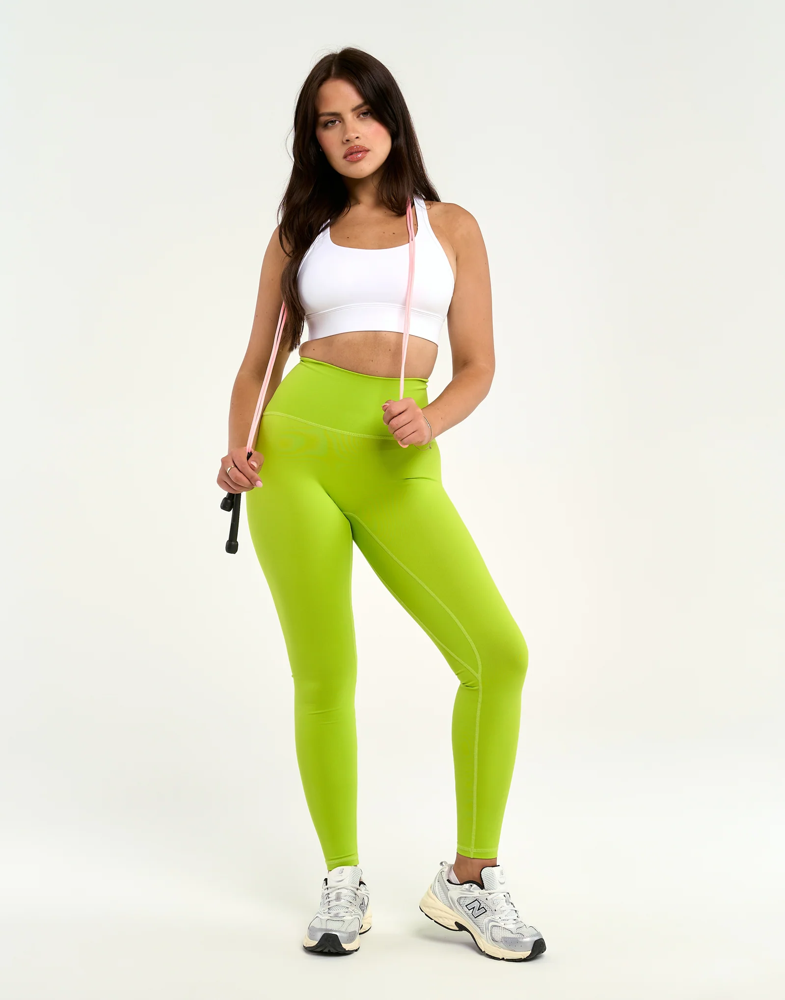 Limitless Leggings 28" - Lime Green - Image 10