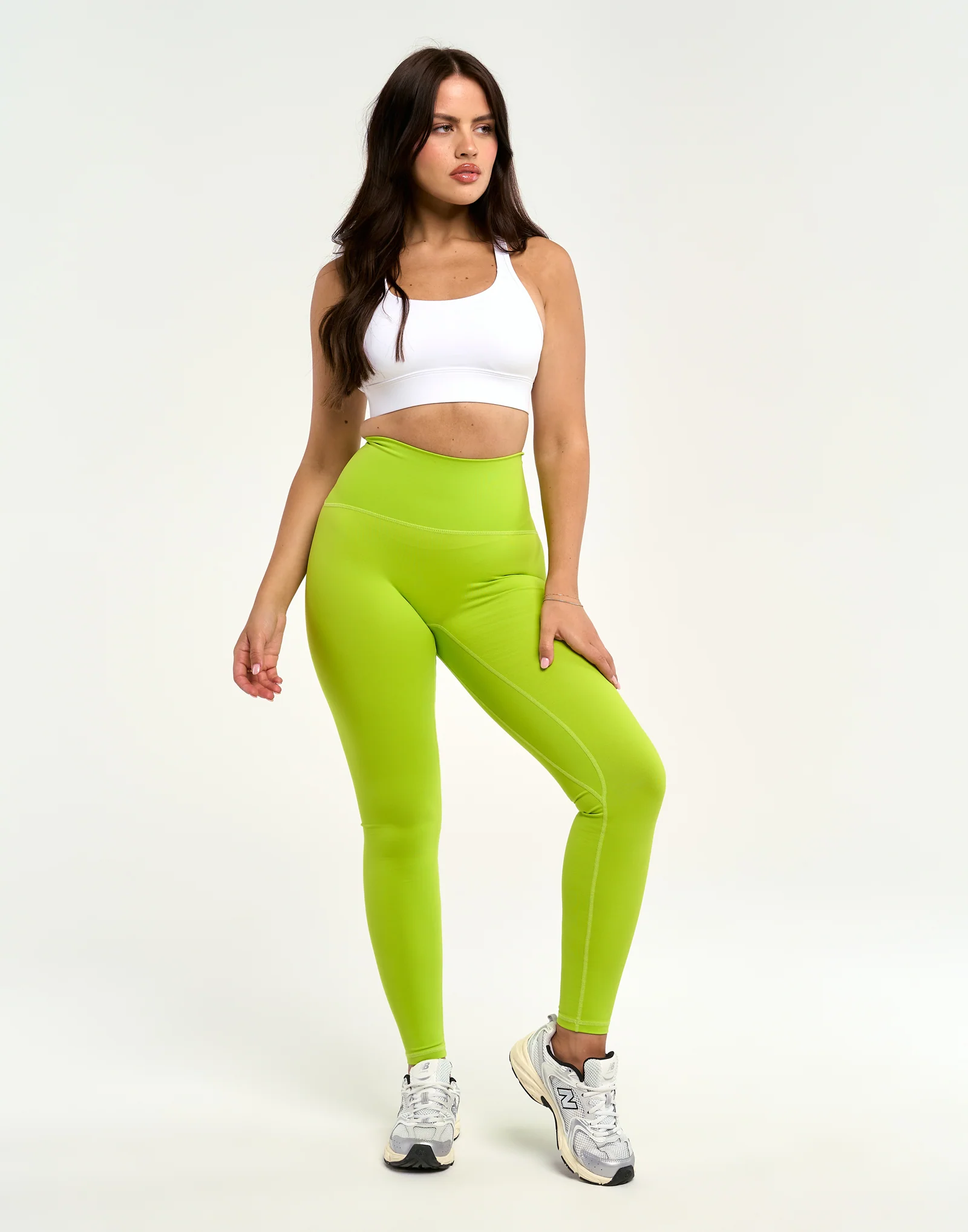 Limitless Leggings 28" - Lime Green - Image 4