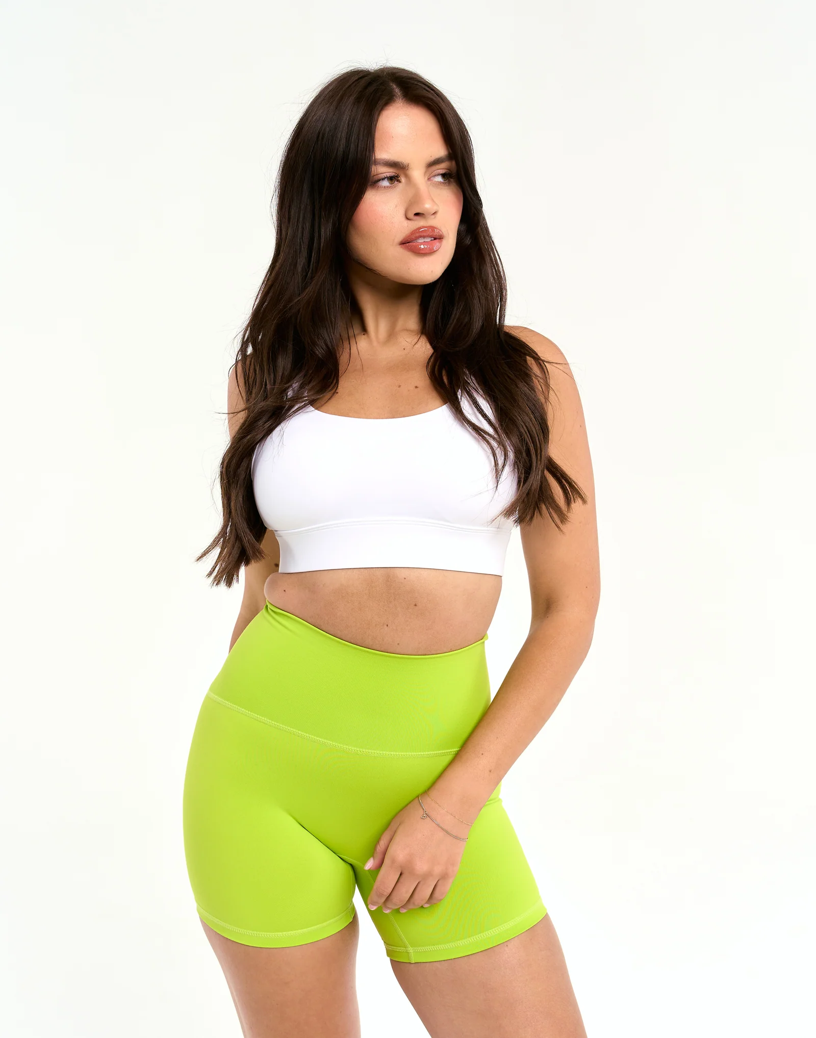 Limitless Shorts 5" - Lime Green - Image 4