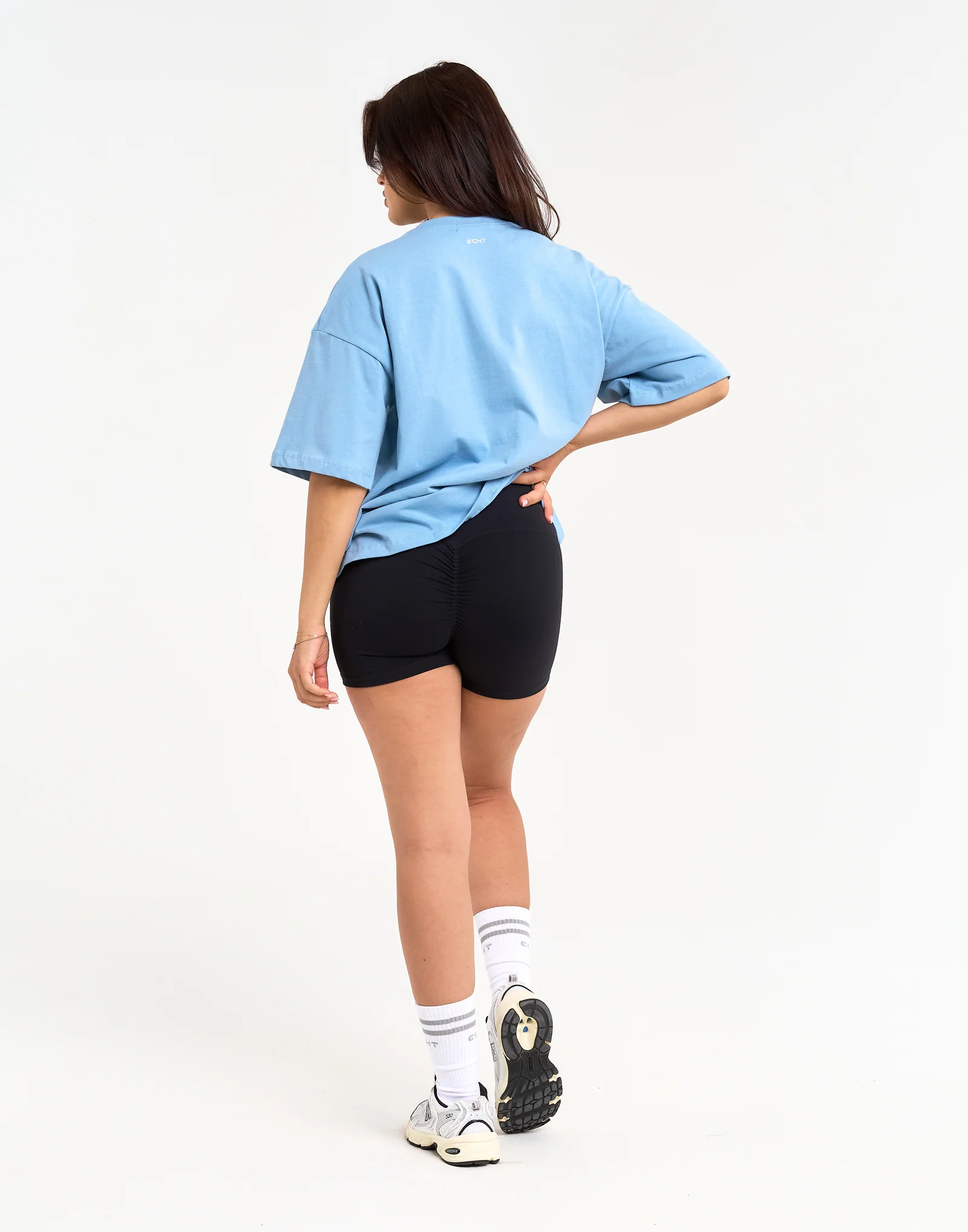 Love Oversize Tee - Blue - Image 2