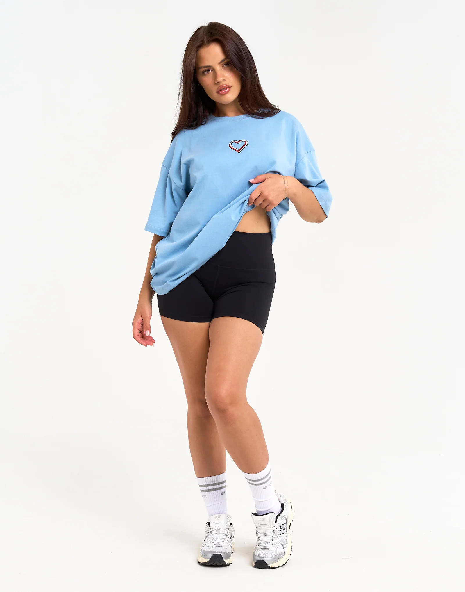 Love Oversize Tee - Blue - Image 4