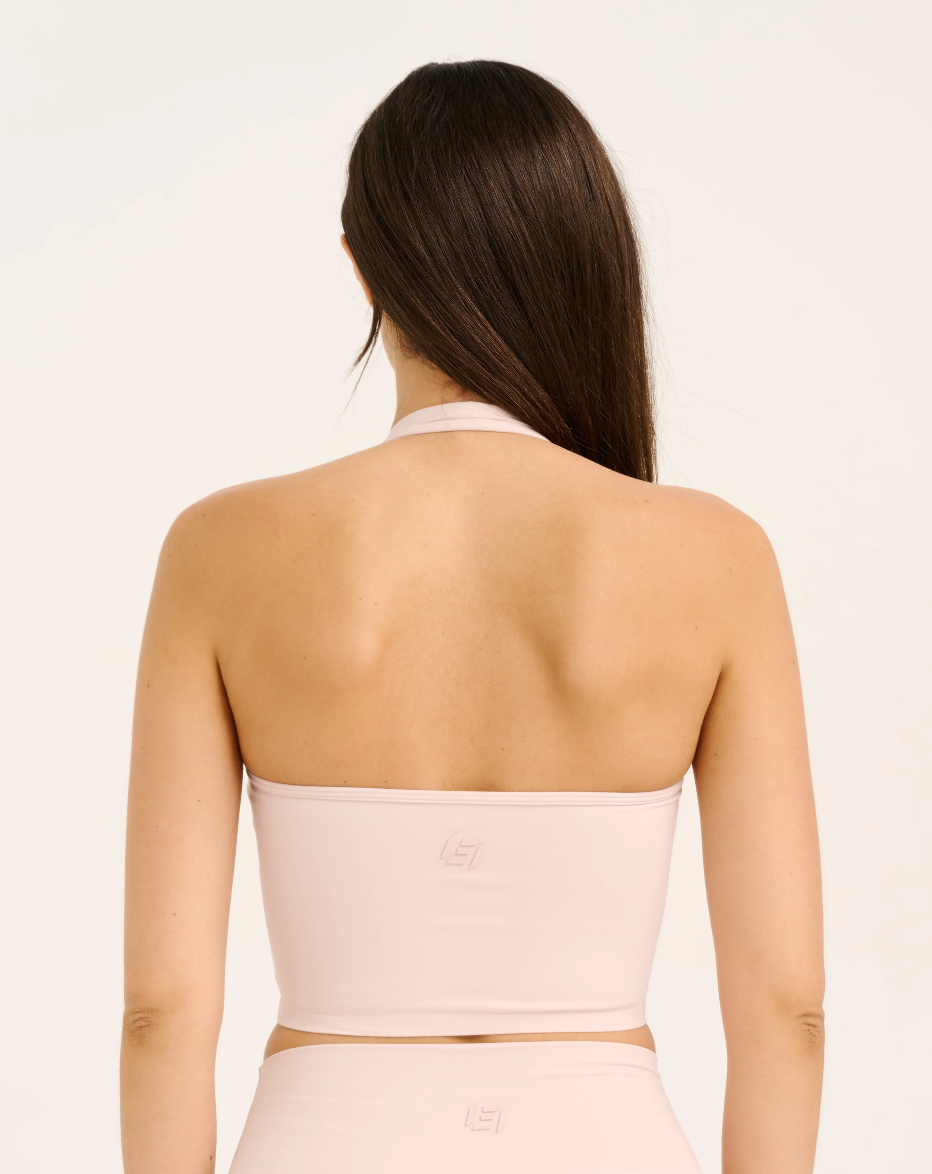 Lycra Halter Tank - Mauve - Image 2