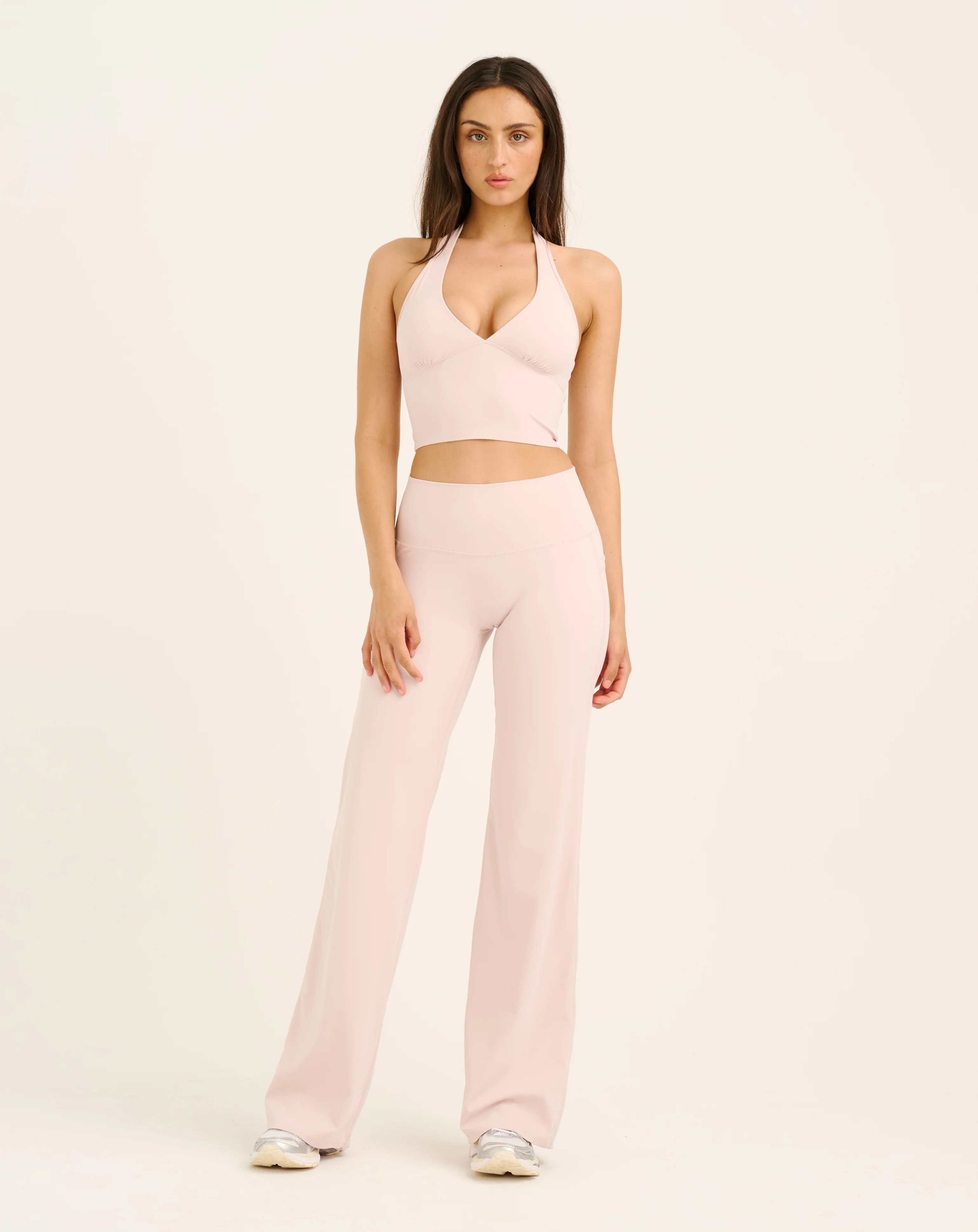 Lycra Halter Tank - Mauve - Image 7