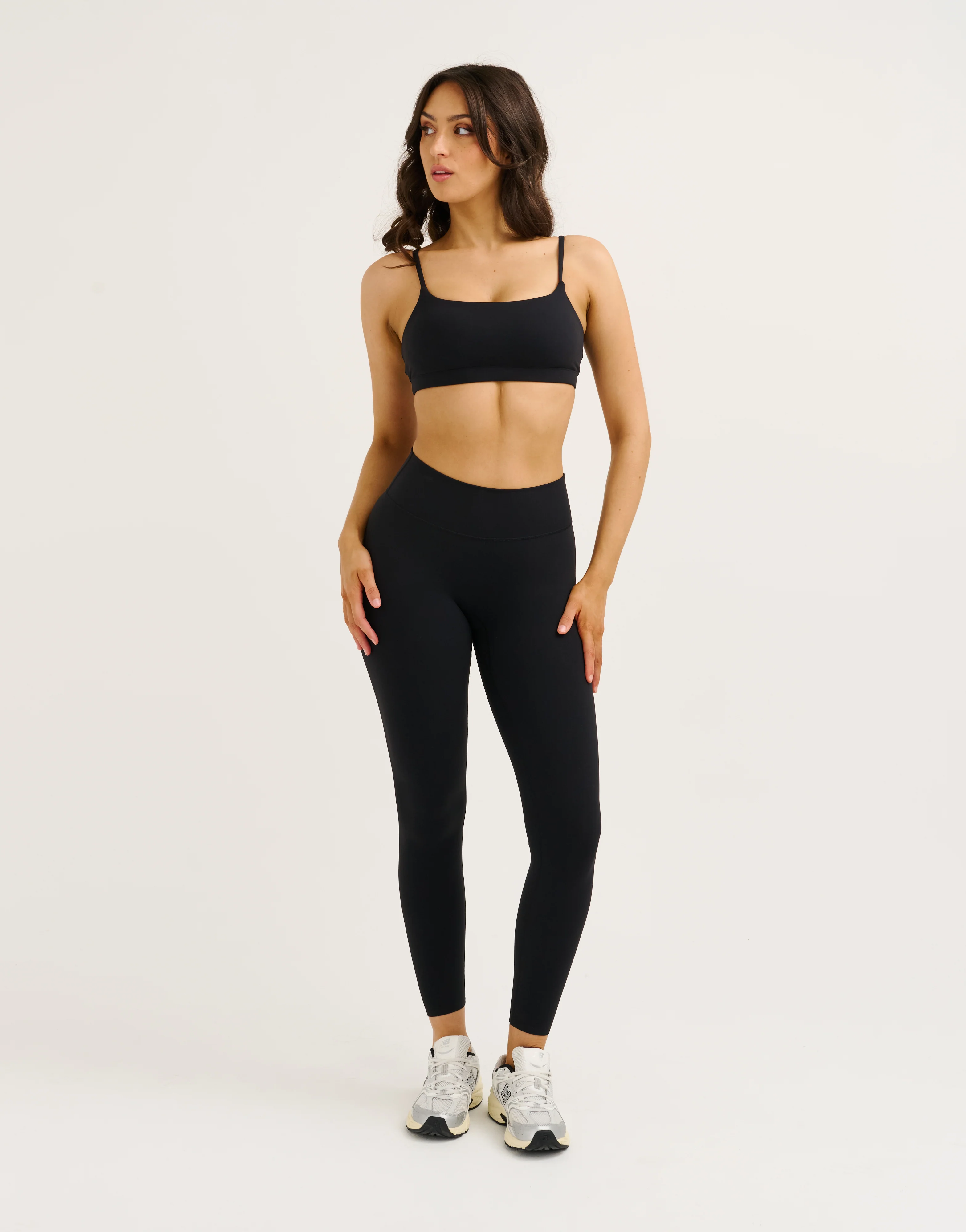 Lycra Invisible Scrunch Leggings - Black - Image 7