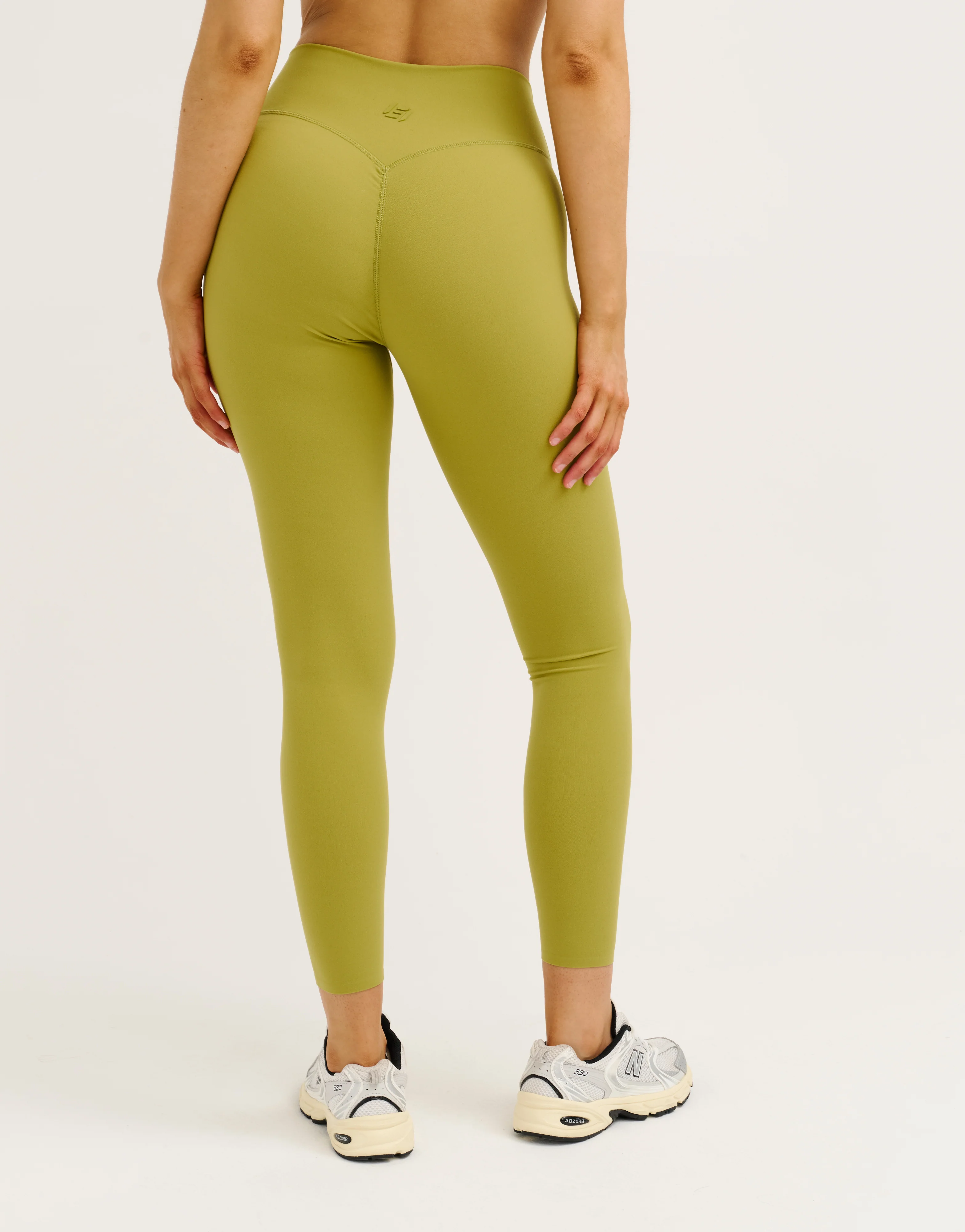 Lycra Invisible Scrunch Leggings - Olive - Image 9
