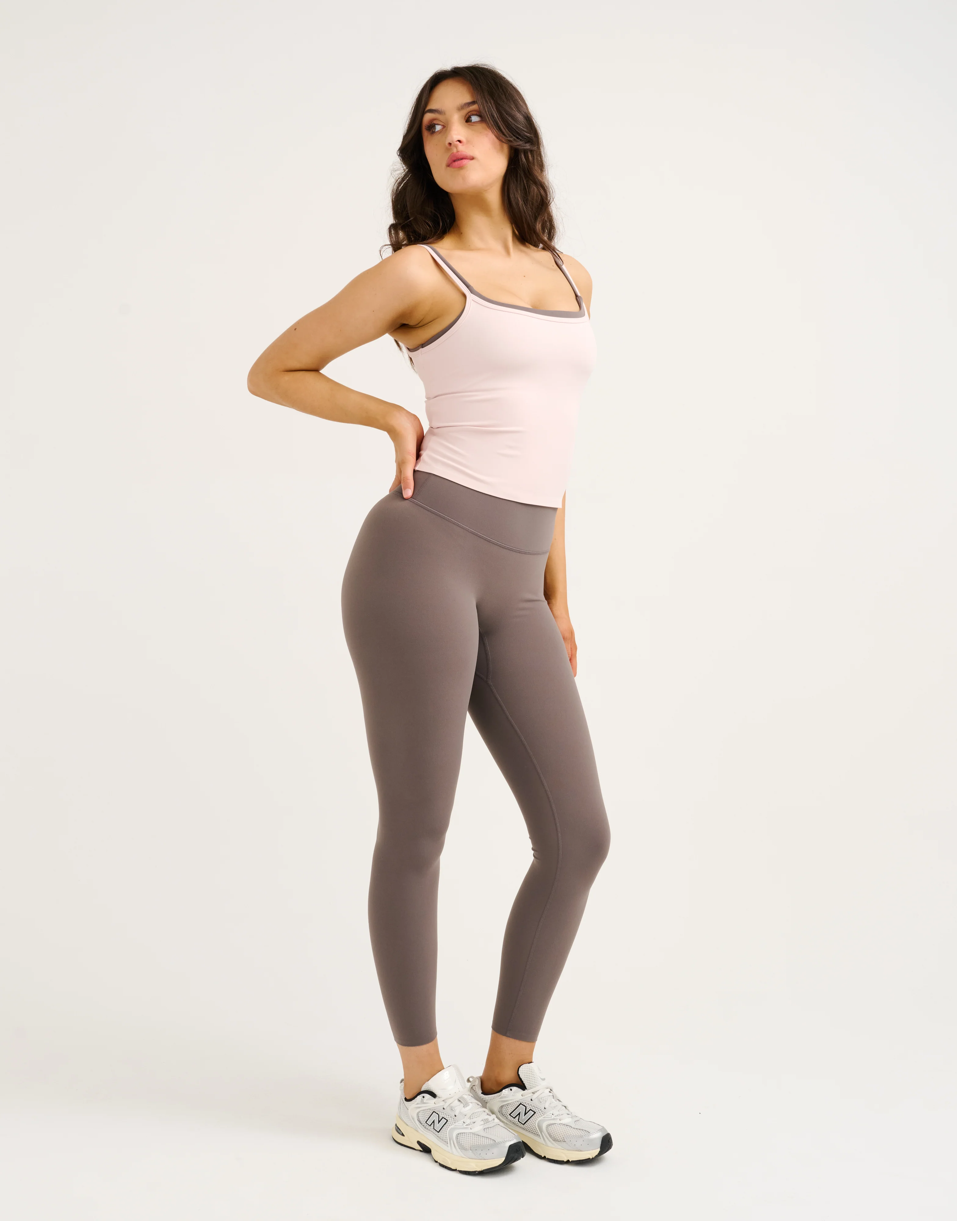 Lycra Invisible Scrunch Leggings - Slate Grey - Image 10