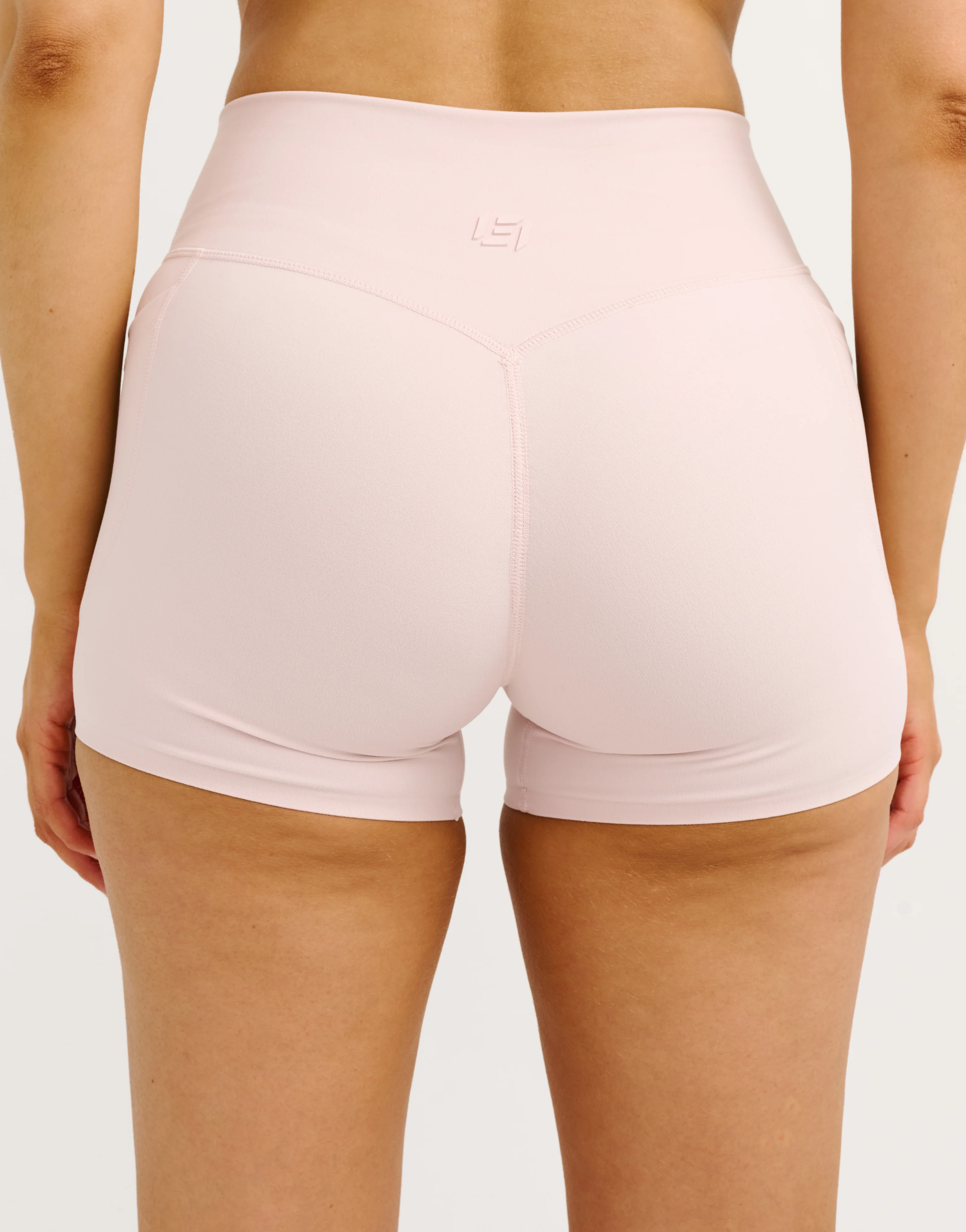 Lycra Invisible Scrunch Pocket Shorts - Mauve - Image 7