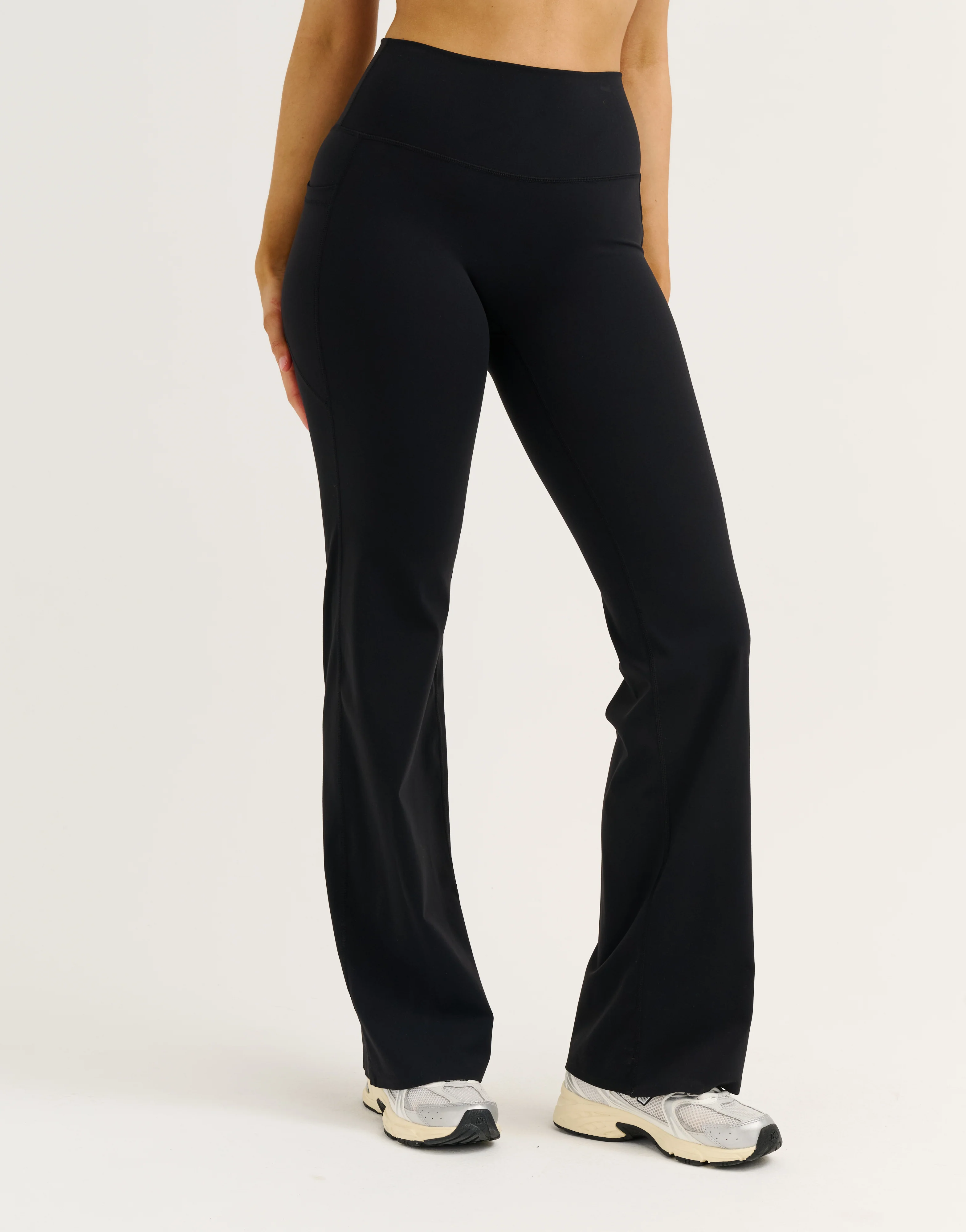 Lycra Invisible Scrunch Straight Leg Pant - Black - Image 12