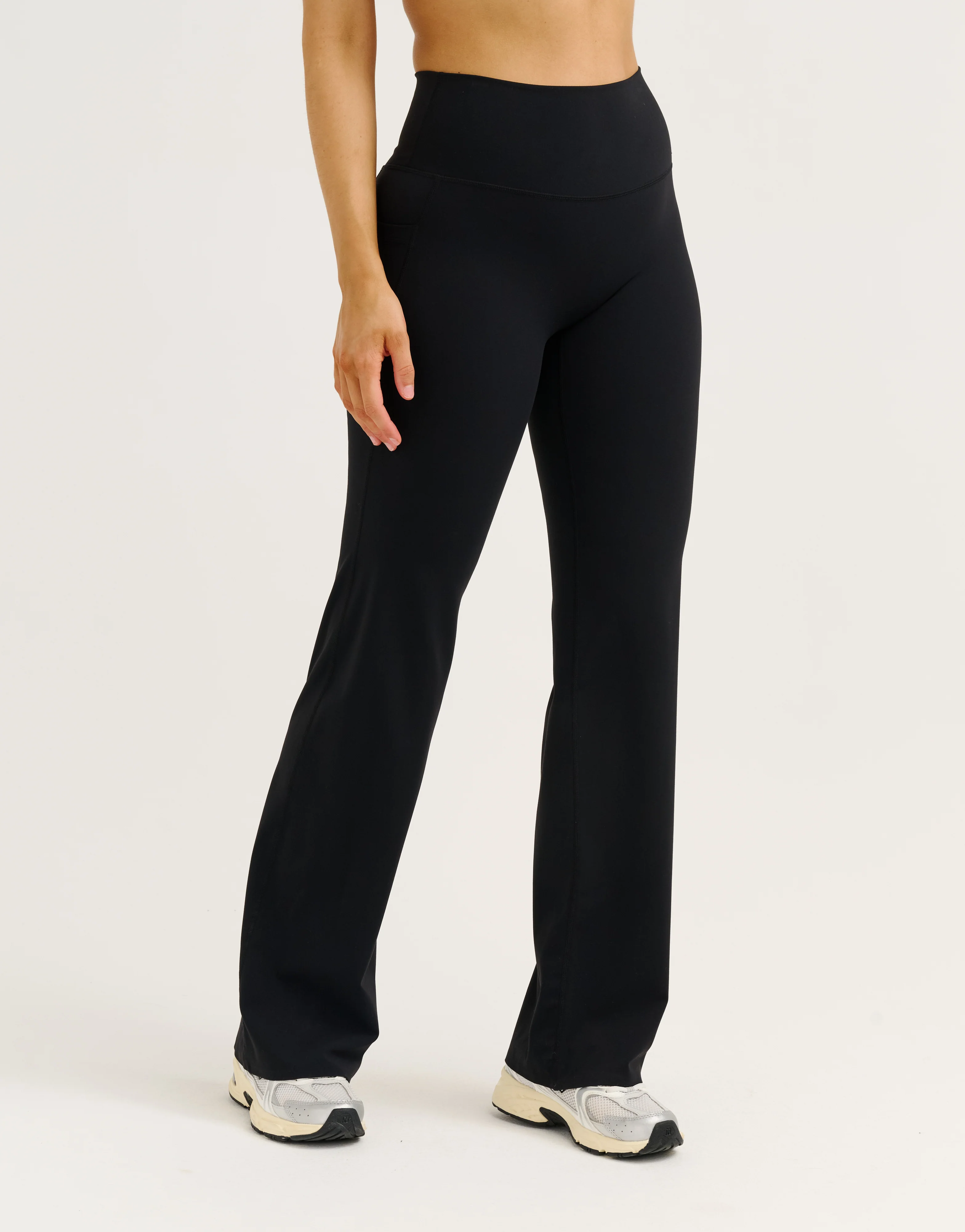 Lycra Invisible Scrunch Straight Leg Pant - Black - Image 13