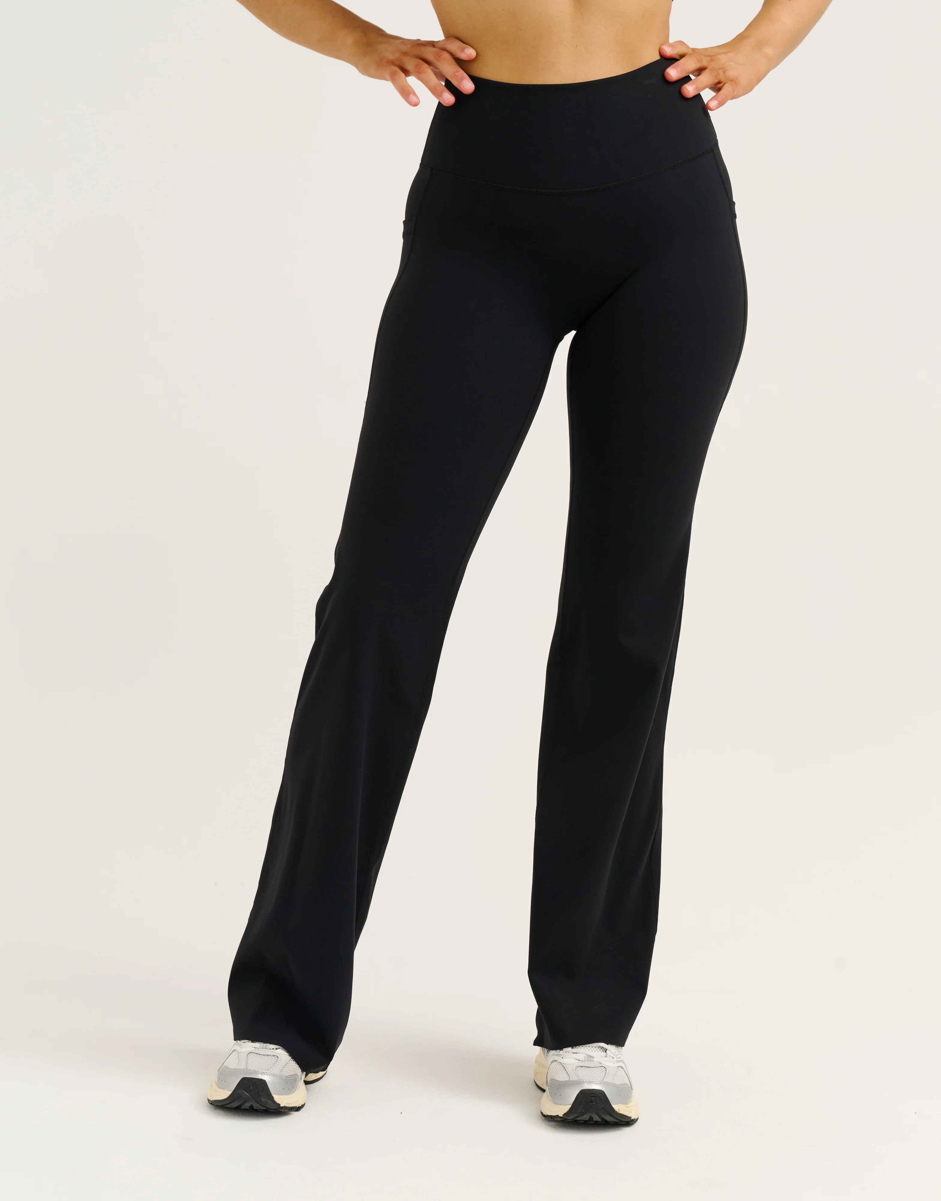 Lycra Invisible Scrunch Straight Leg Pant - Black - Image 8