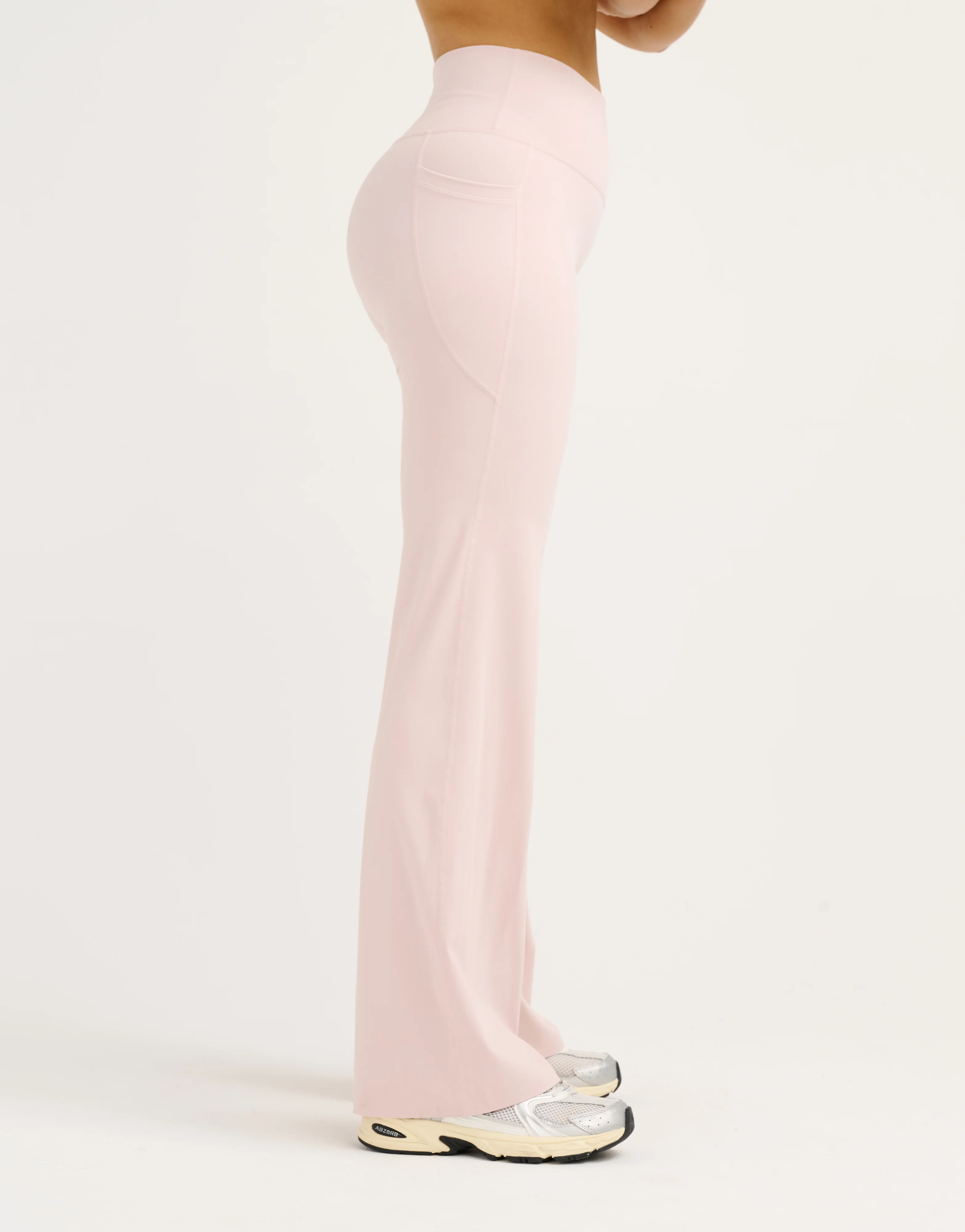Lycra Invisible Scrunch Straight Leg Pant - Mauve - Image 10