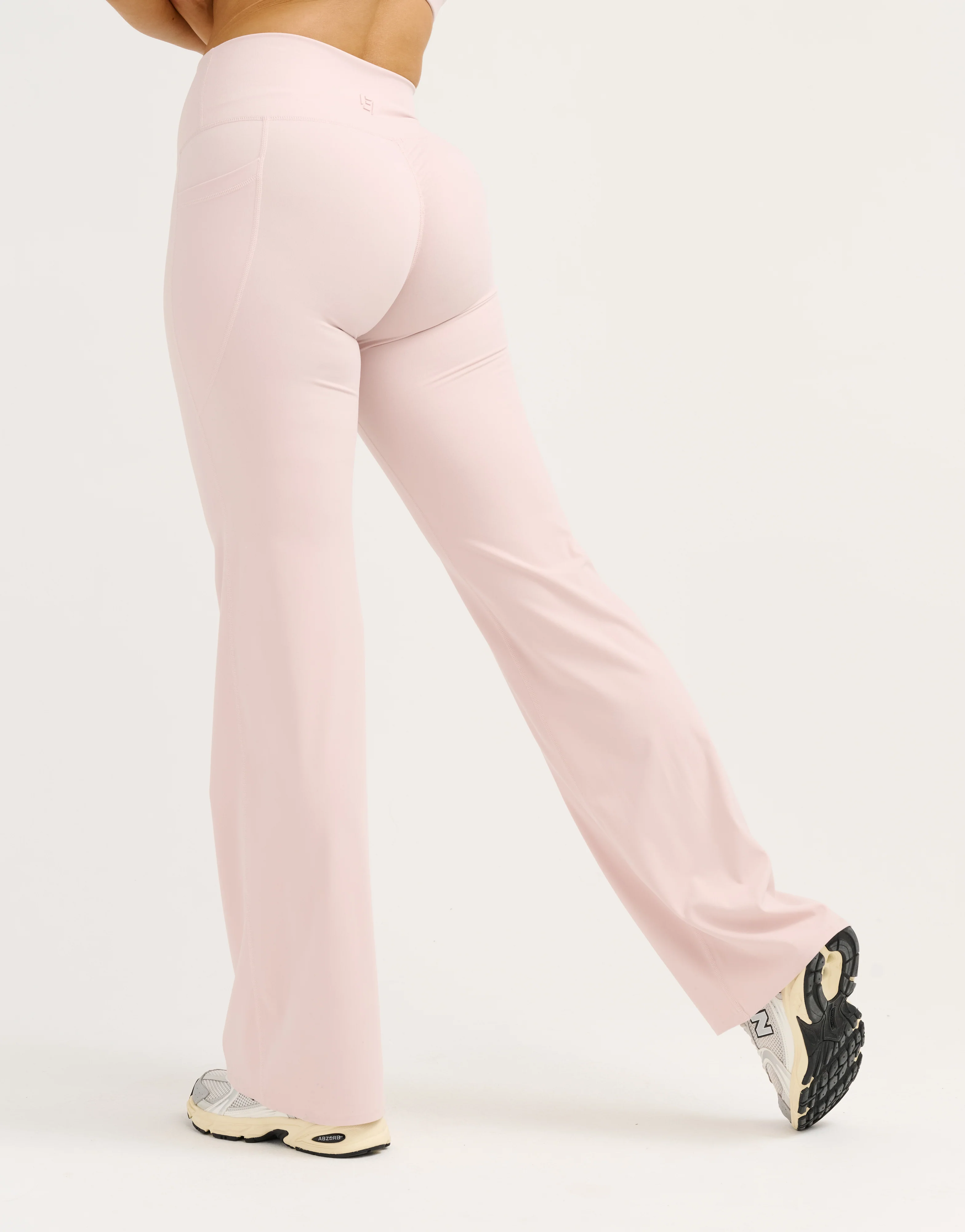 Lycra Invisible Scrunch Straight Leg Pant - Mauve - Image 11