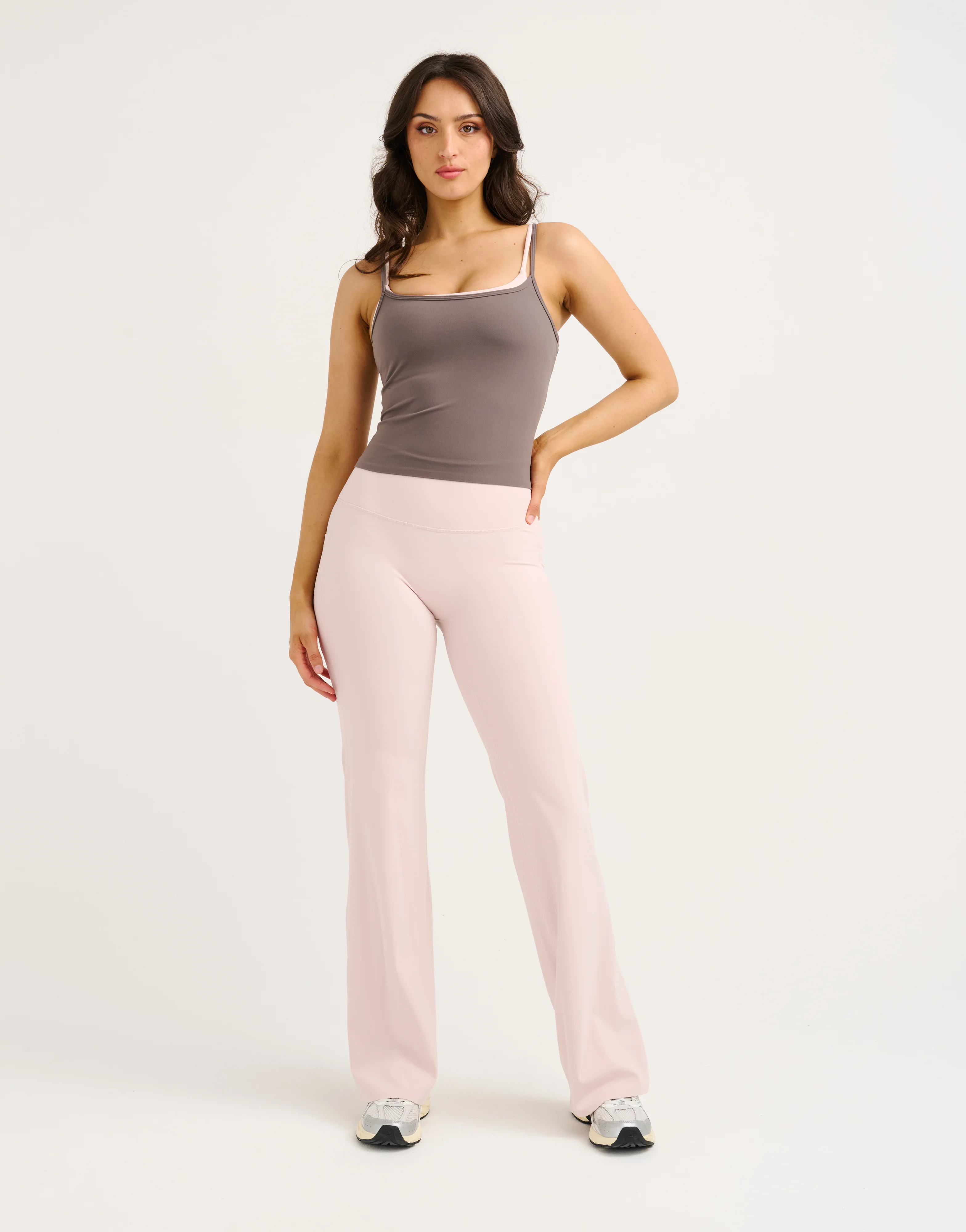 Lycra Invisible Scrunch Straight Leg Pant - Mauve - Image 12