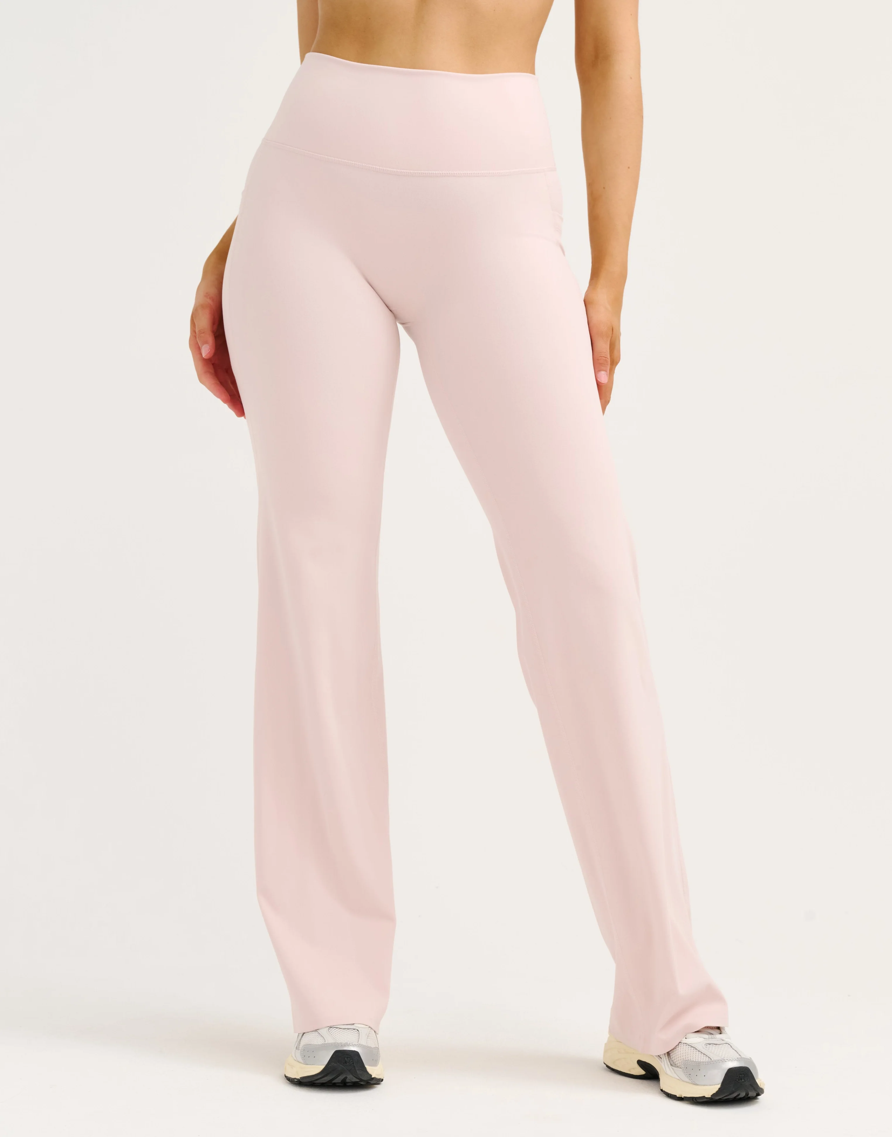 Lycra Invisible Scrunch Straight Leg Pant - Mauve - Image 2