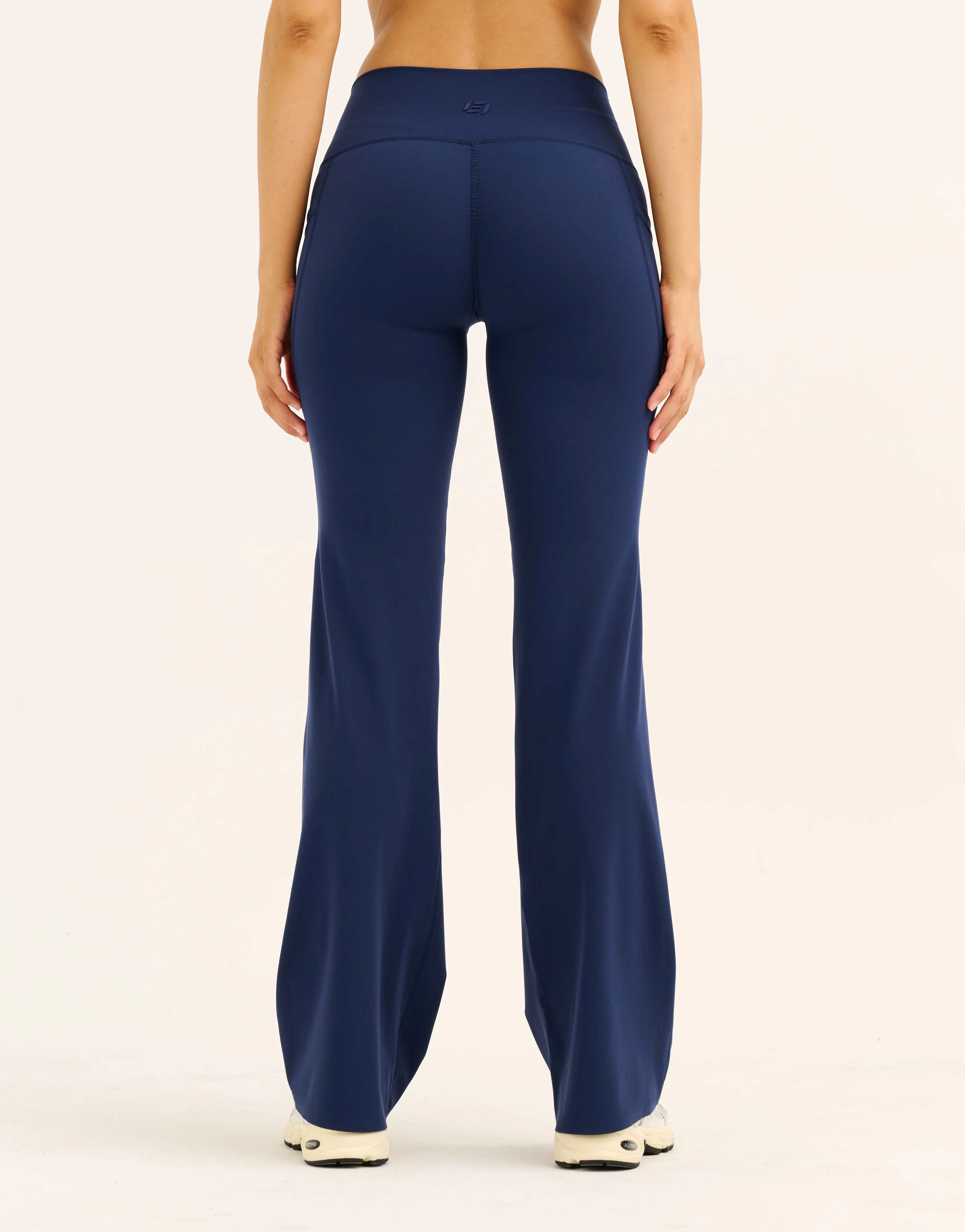 Lycra Invisible Scrunch Straight Leg Pant - Navy - Image 7