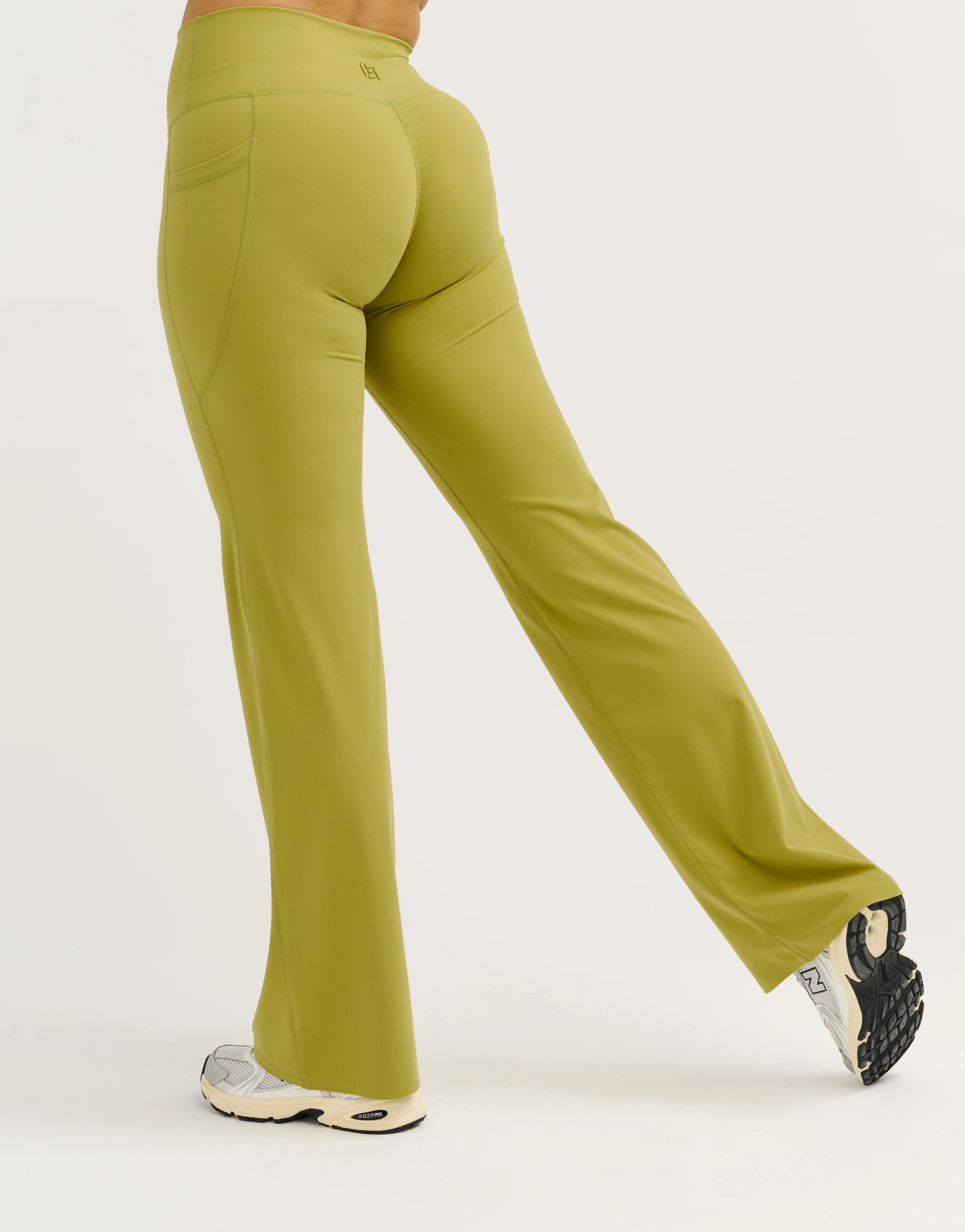 Lycra Invisible Scrunch Straight Leg Pant - Olive - Image 10