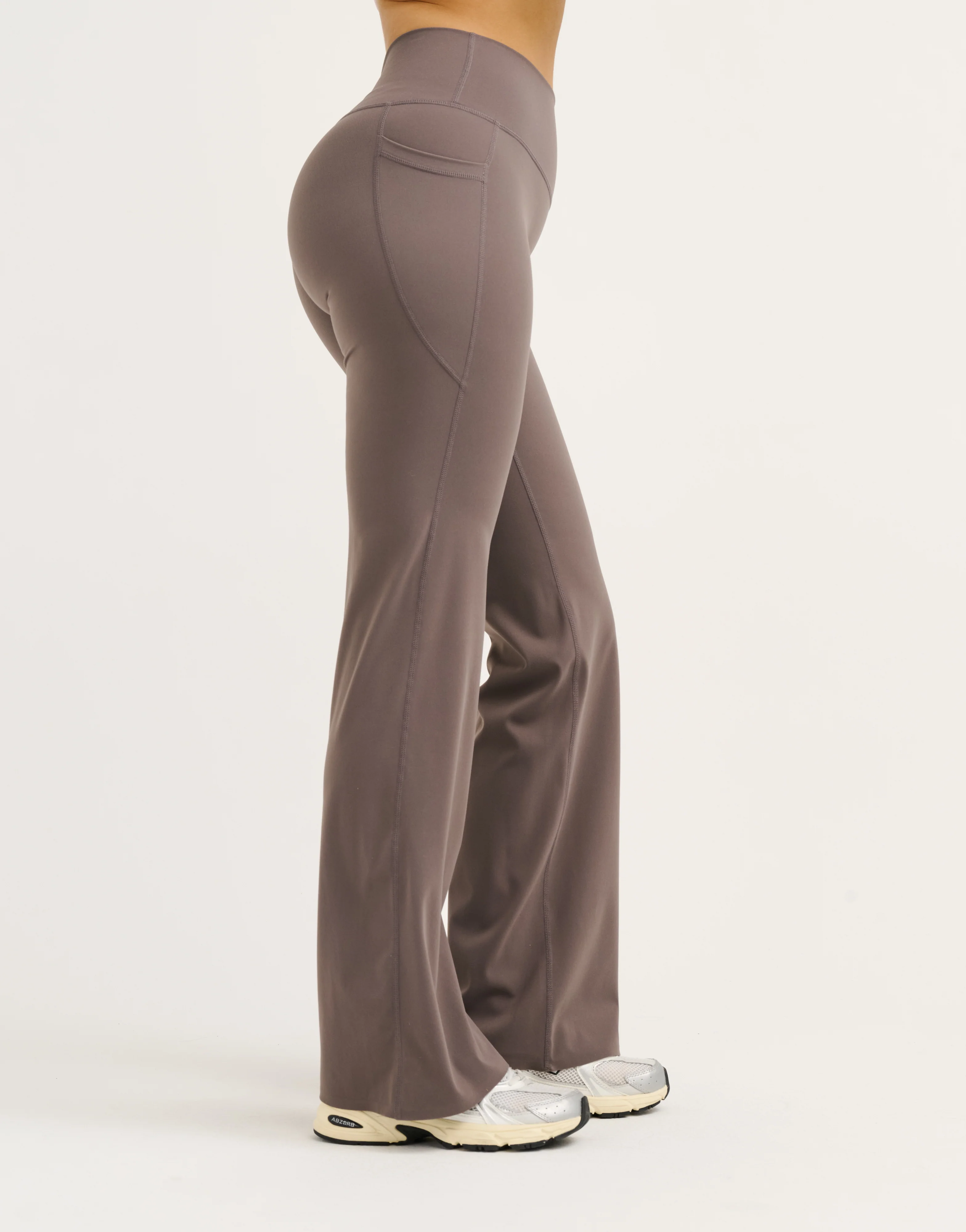Lycra Invisible Scrunch Straight Leg Pant - Slate Grey - Image 6