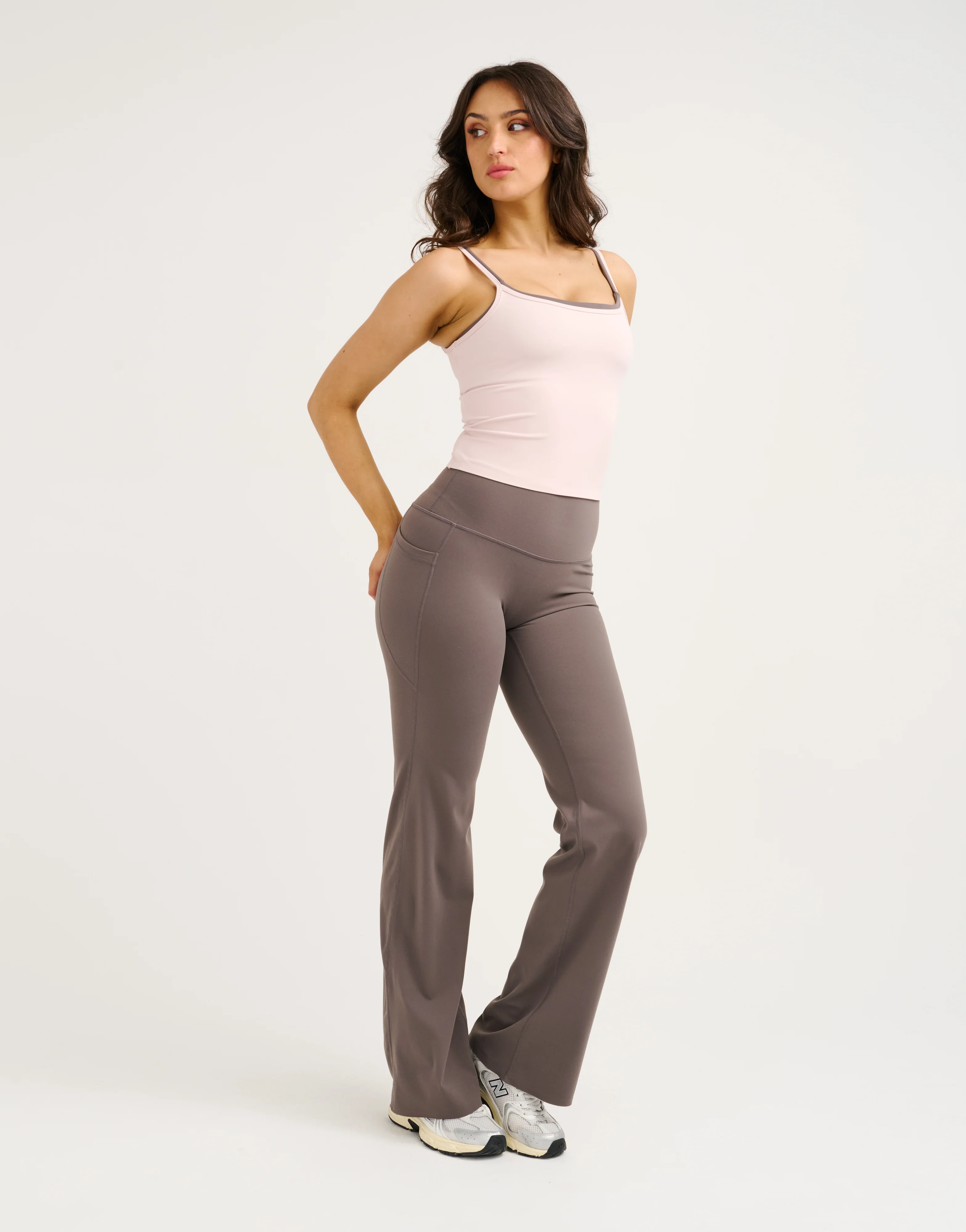 Lycra Invisible Scrunch Straight Leg Pant - Slate Grey - Image 9