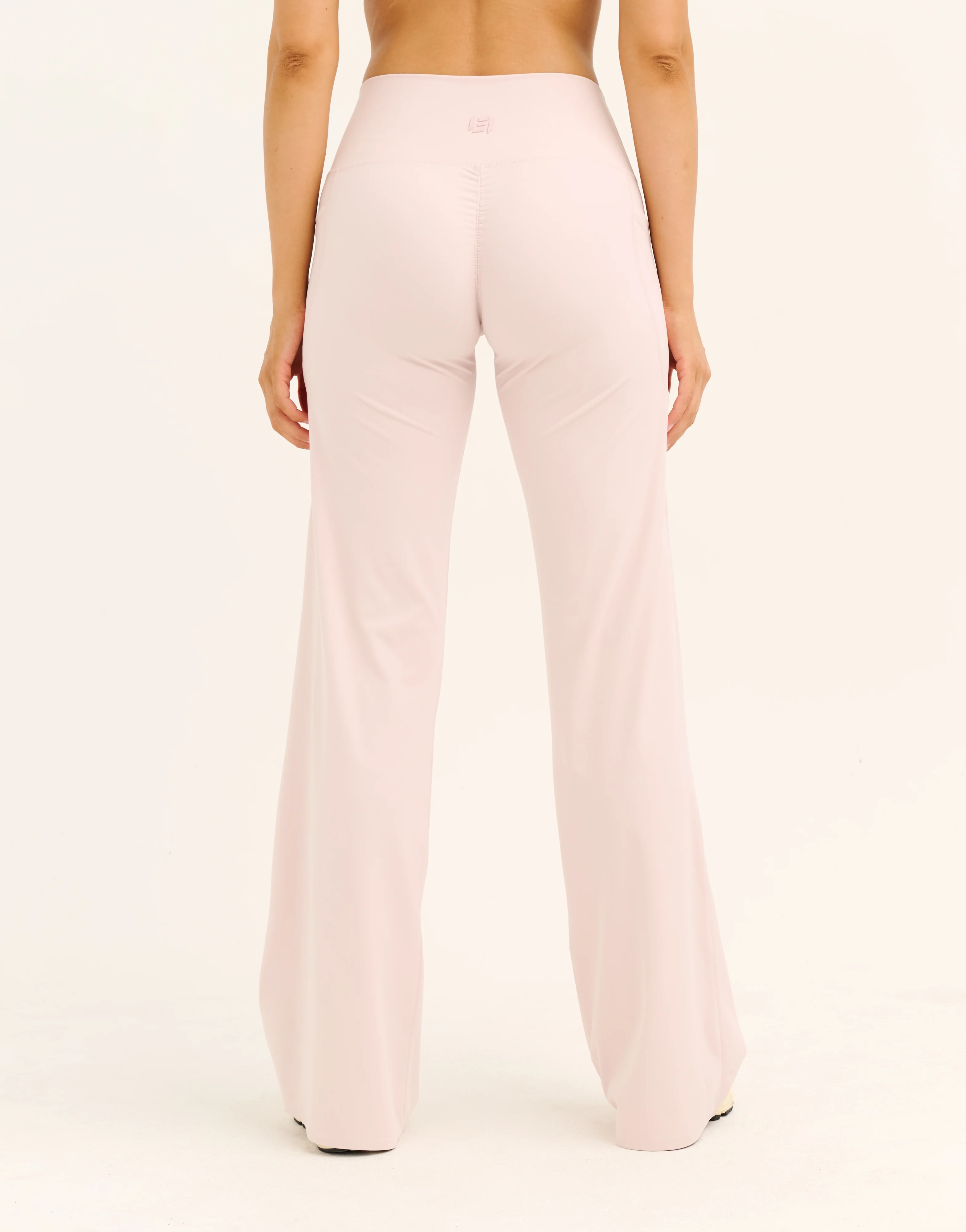 Lycra Wide Leg Pant - Mauve - Image 5
