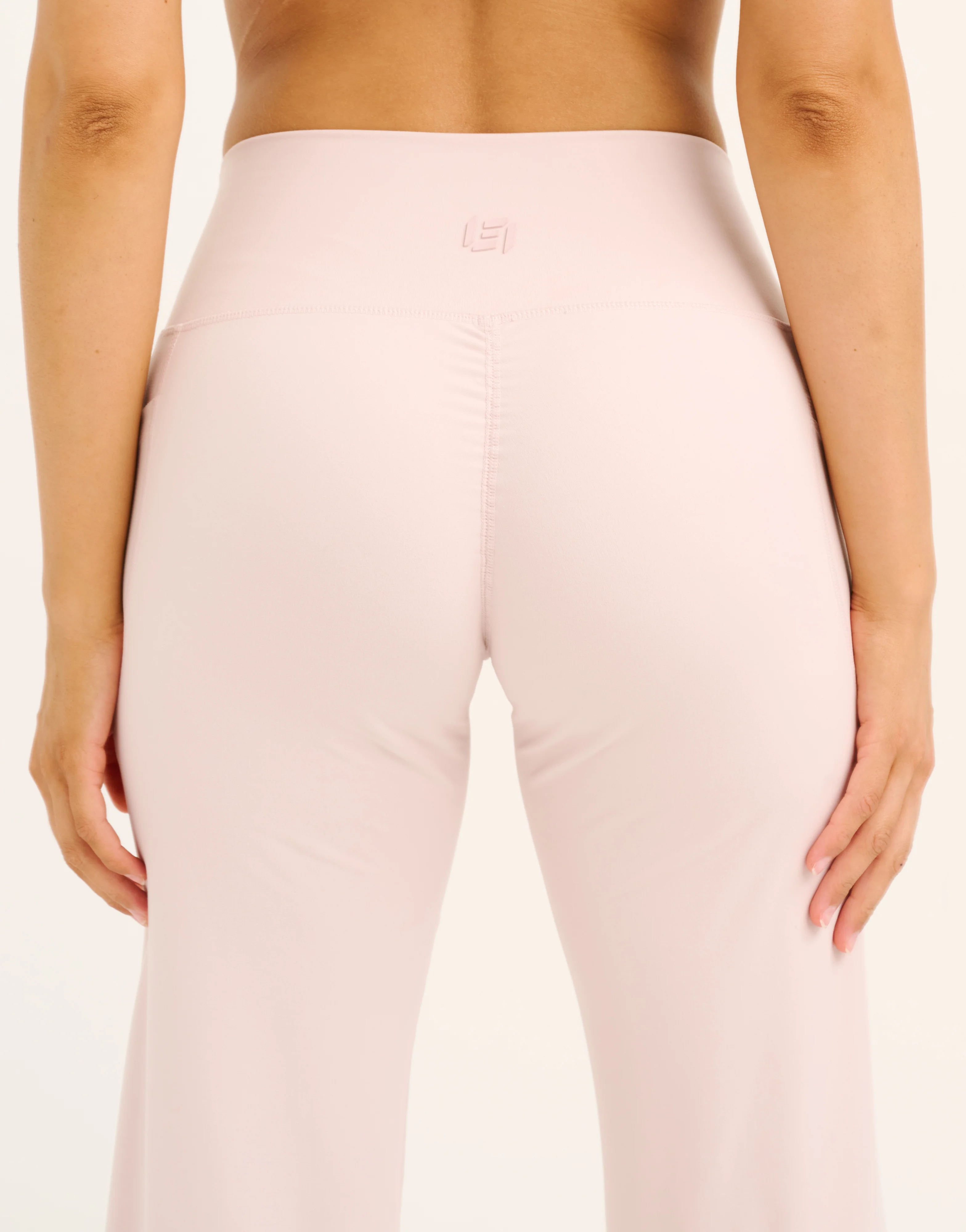 Lycra Wide Leg Pant - Mauve - Image 6
