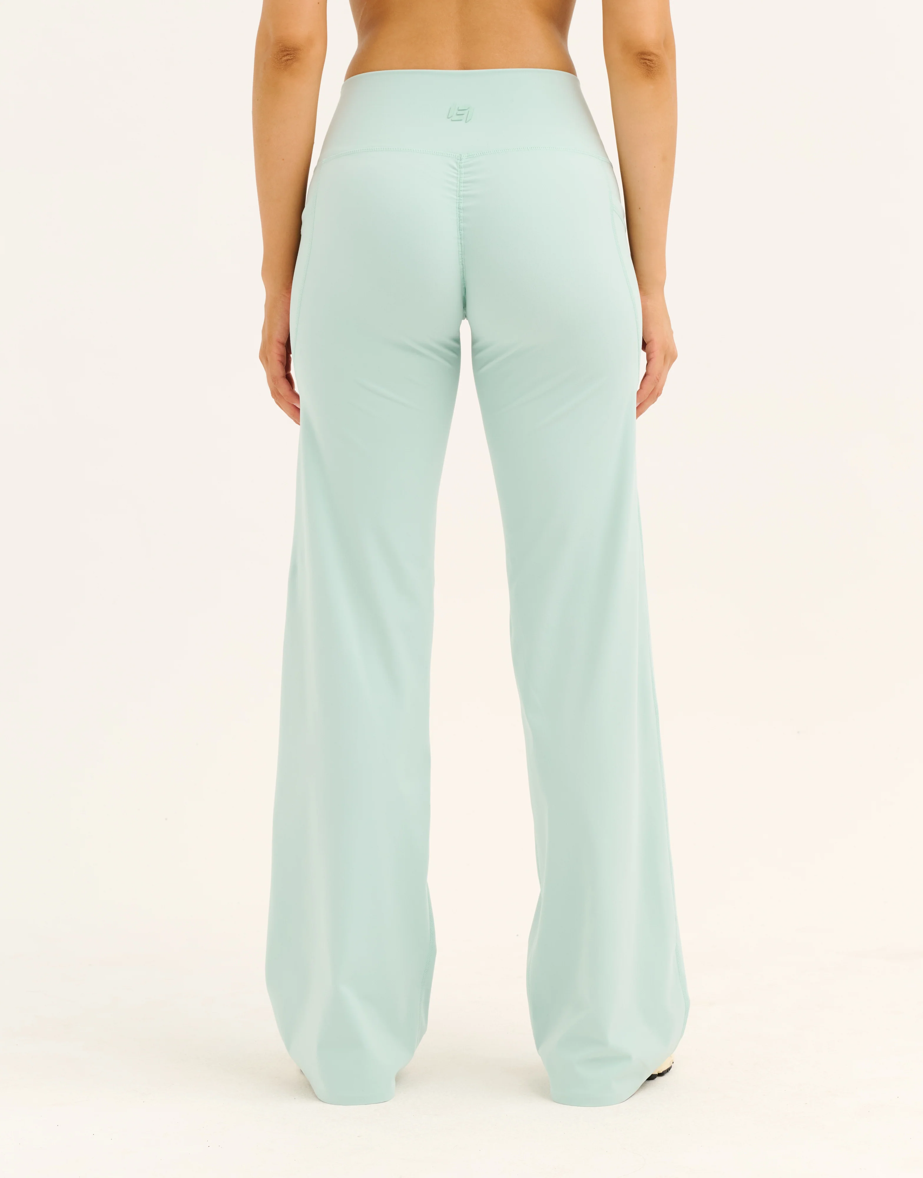 Lycra Wide Leg Pant - Mint - Image 6