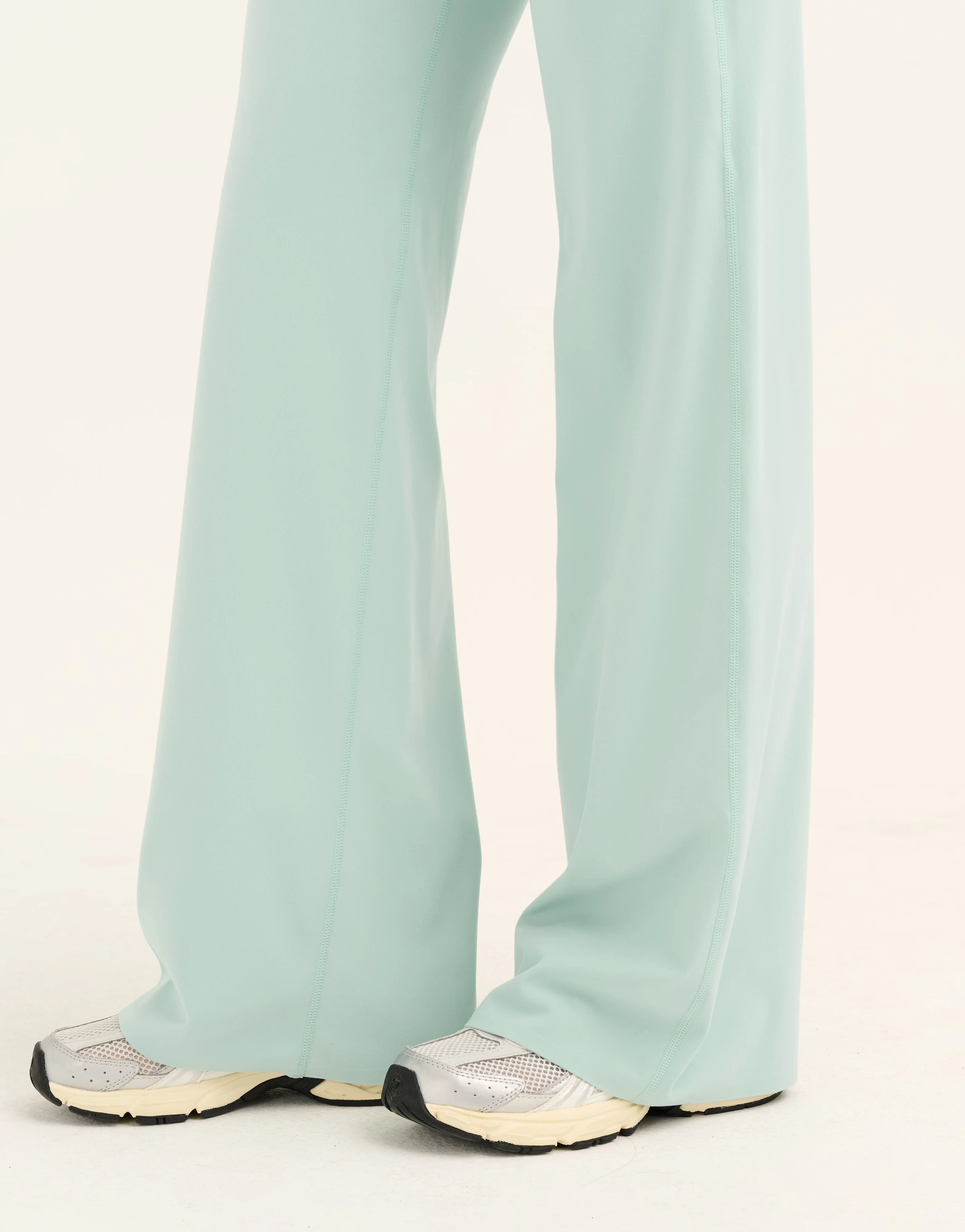 Lycra Wide Leg Pant - Mint - Image 9