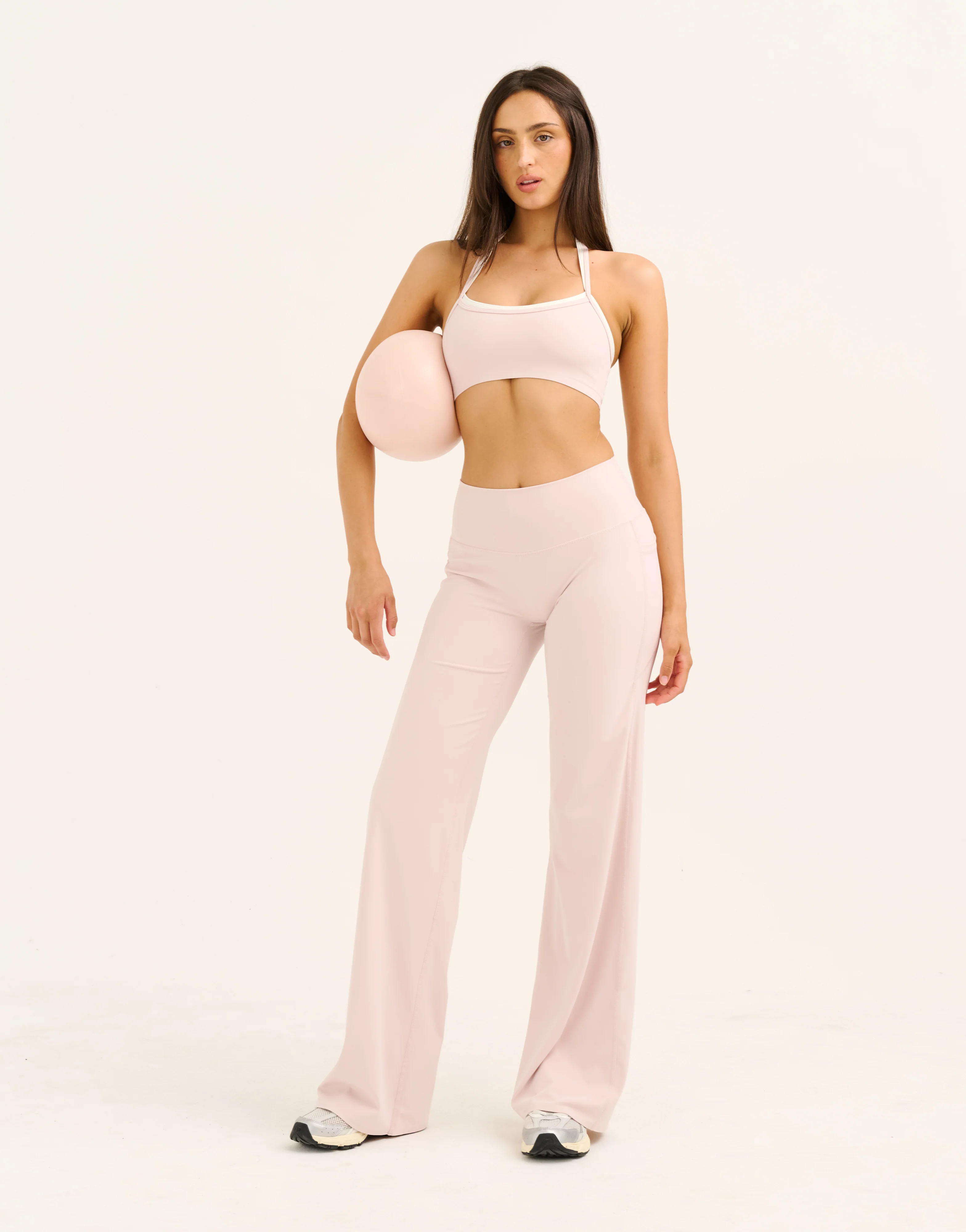 Lycra Seamless Halter Bra - Mauve - Image 9