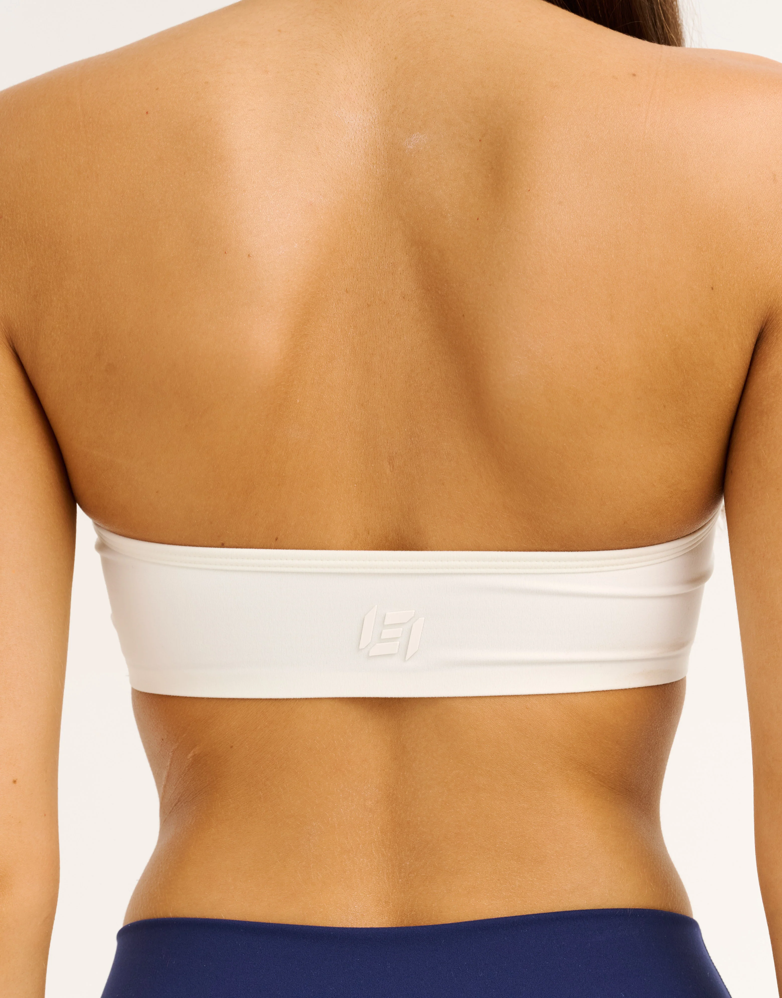 Lycra Seamless Halter Bra - White - Image 9