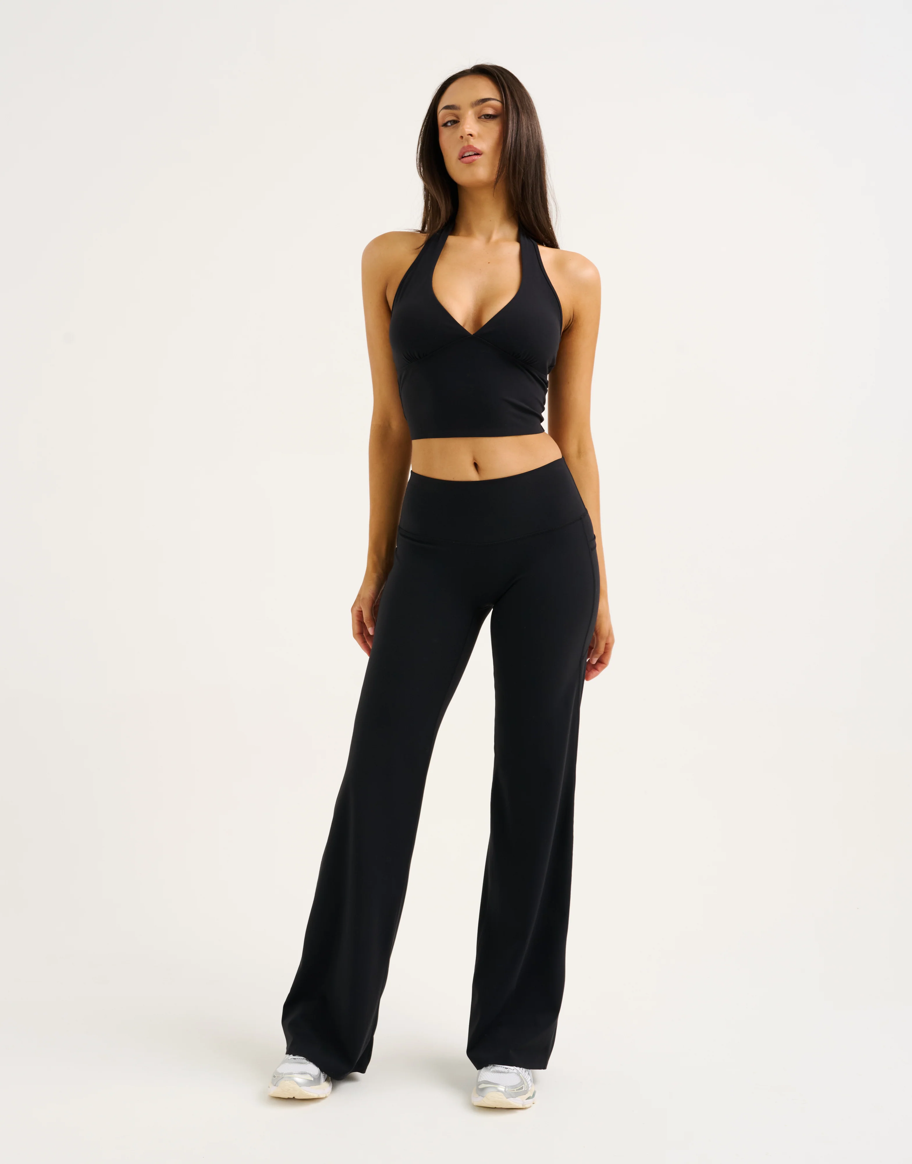 Lycra Halter Tank - Black - Image 11