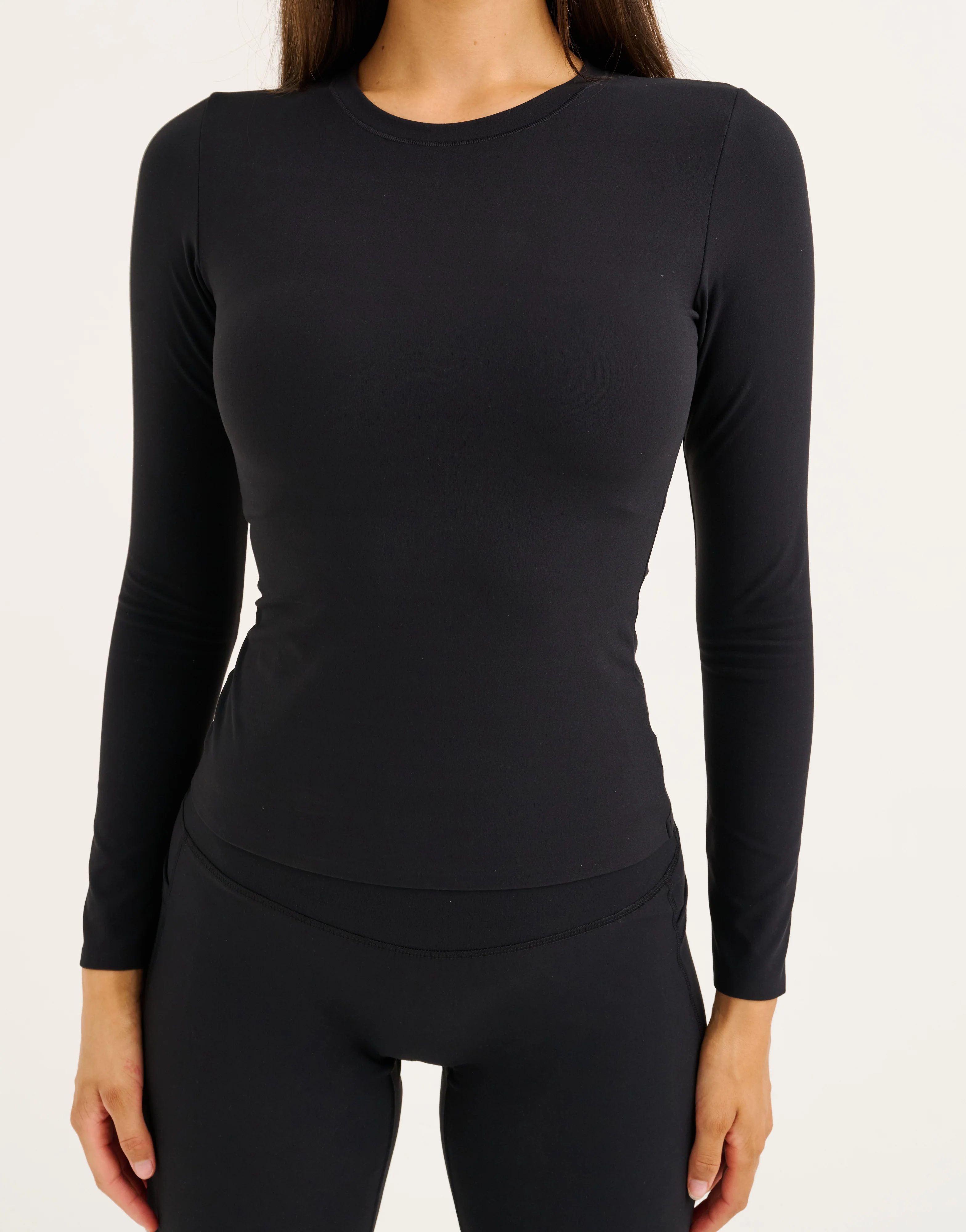 Lycra Seamless Long Sleeve - Black - Image 4