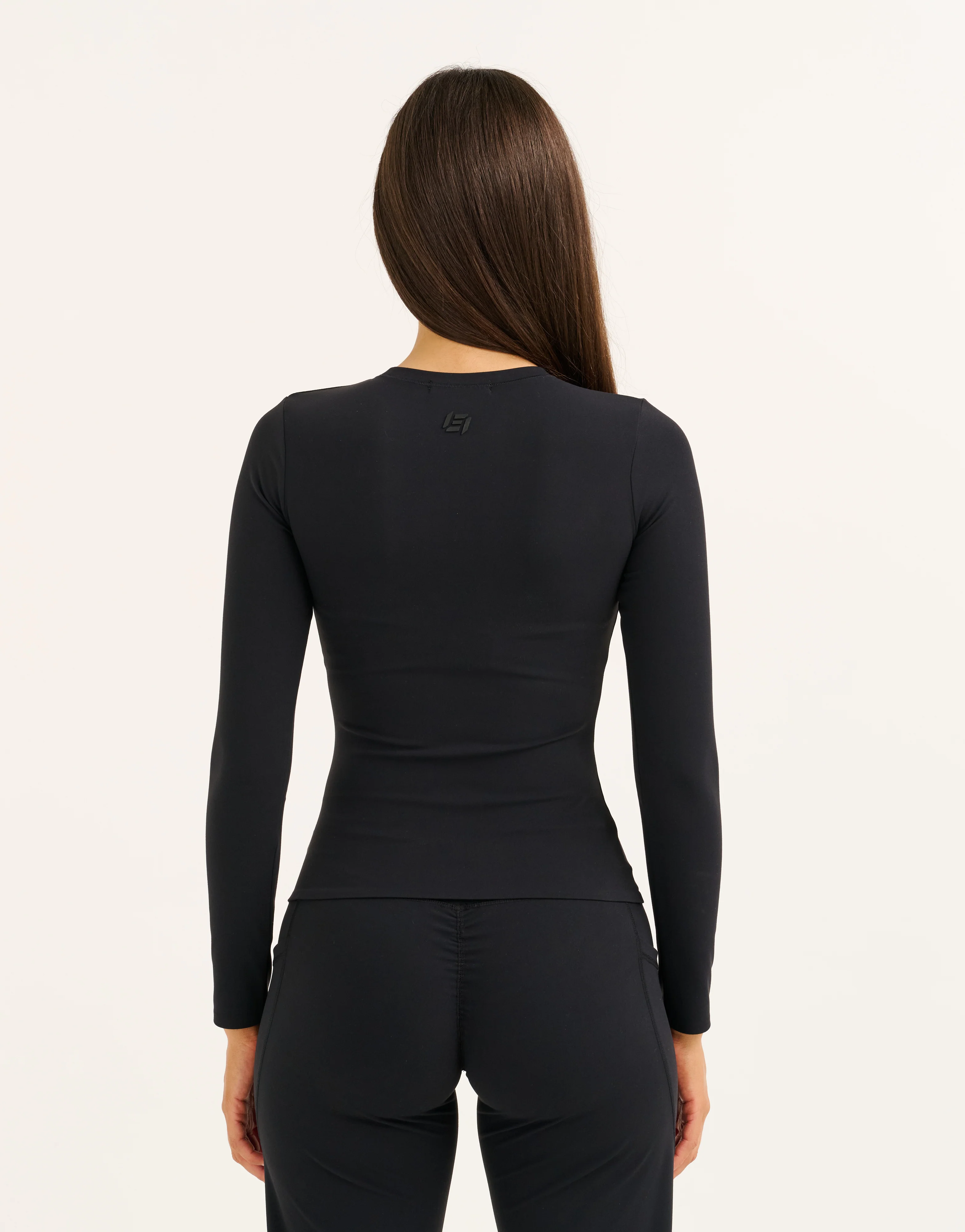 Lycra Seamless Long Sleeve - Black - Image 5