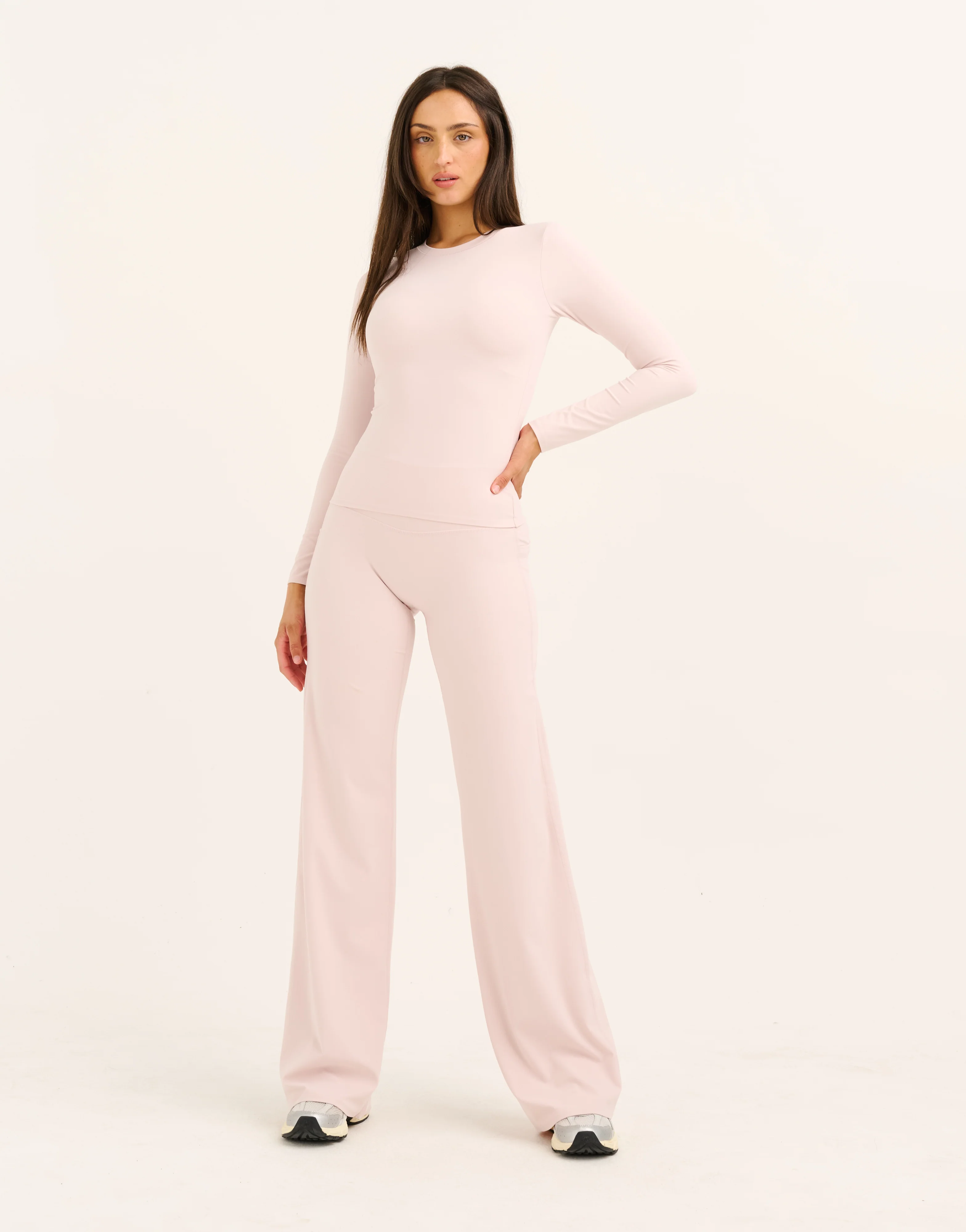 Lycra Seamless Long Sleeve - Mauve - Image 5