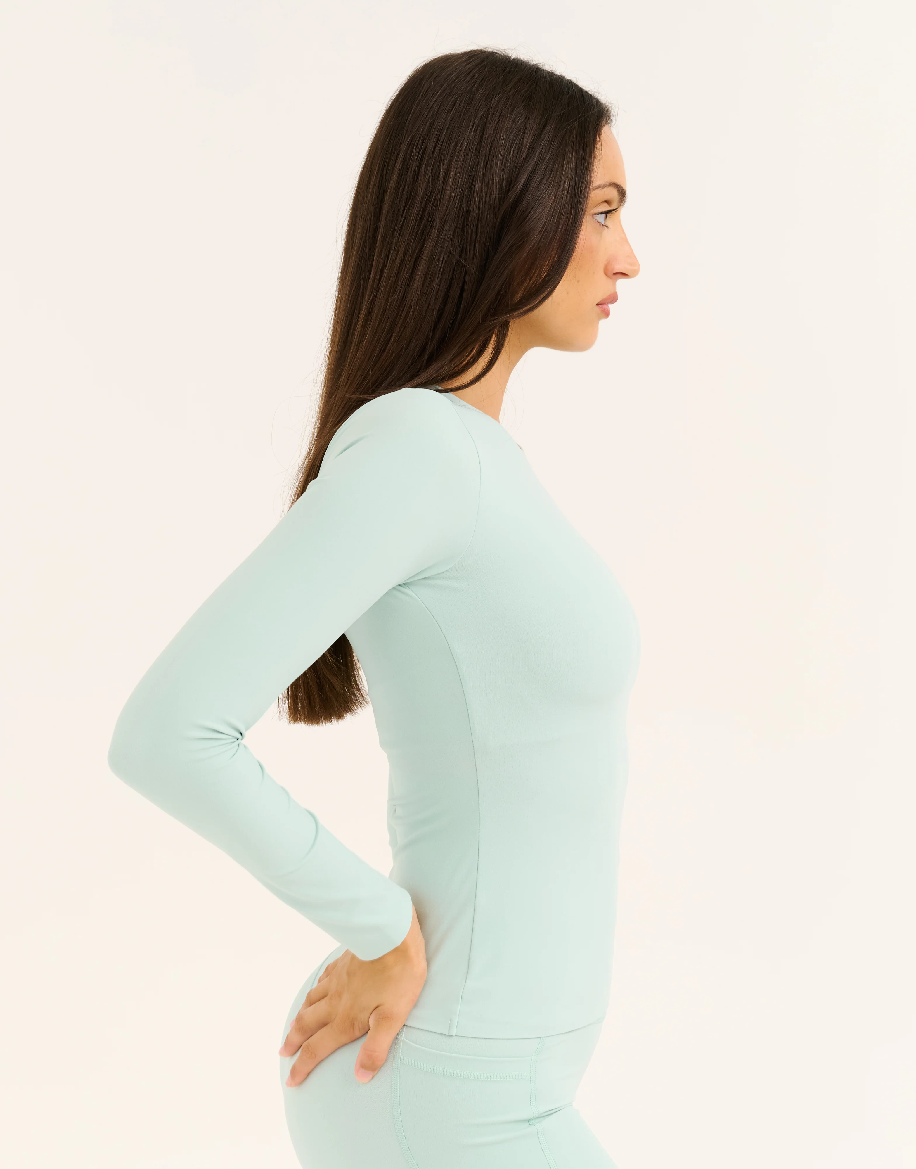 Lycra Seamless Long Sleeve - Mint - Image 6