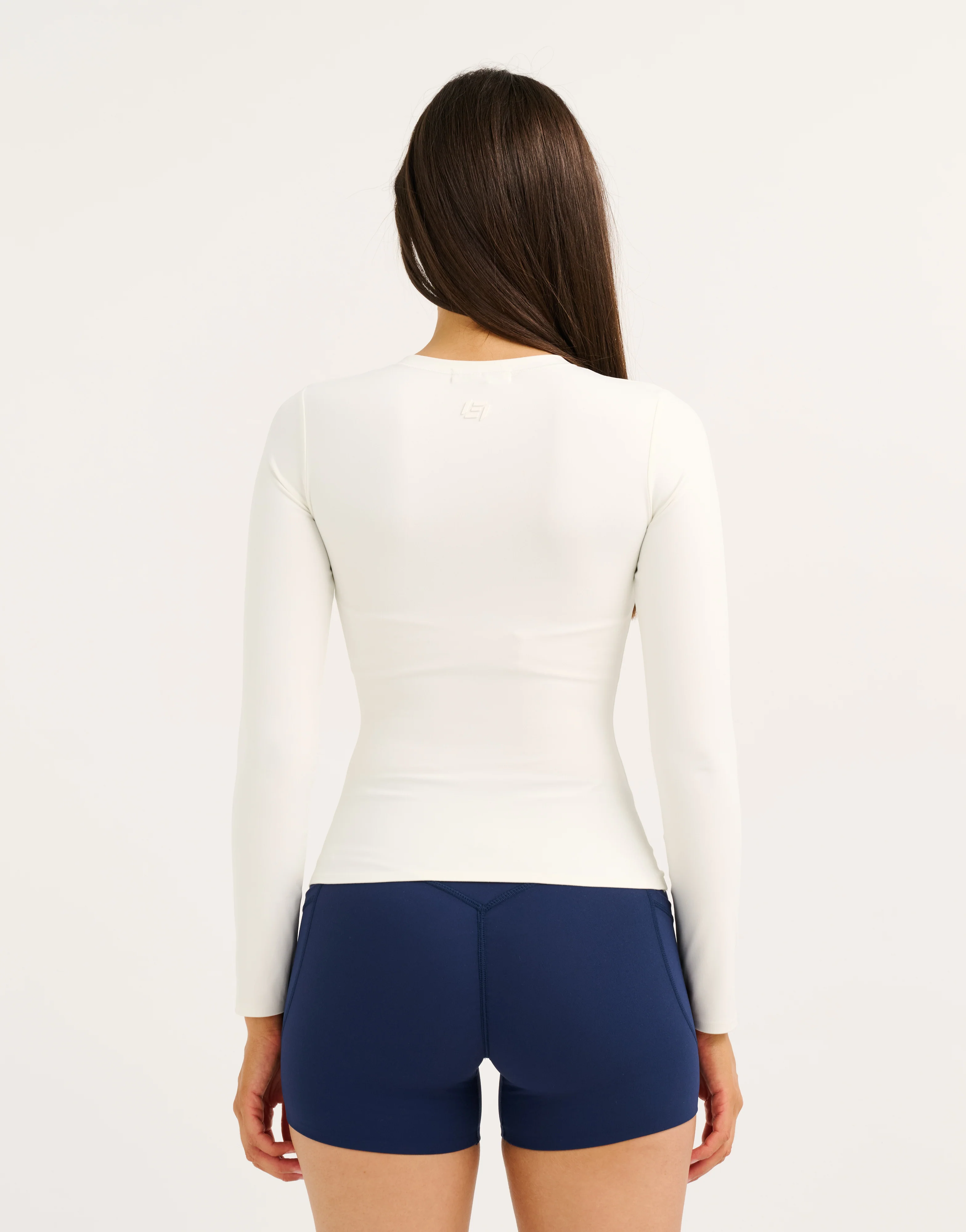 Lycra Seamless Long Sleeve - White - Image 7