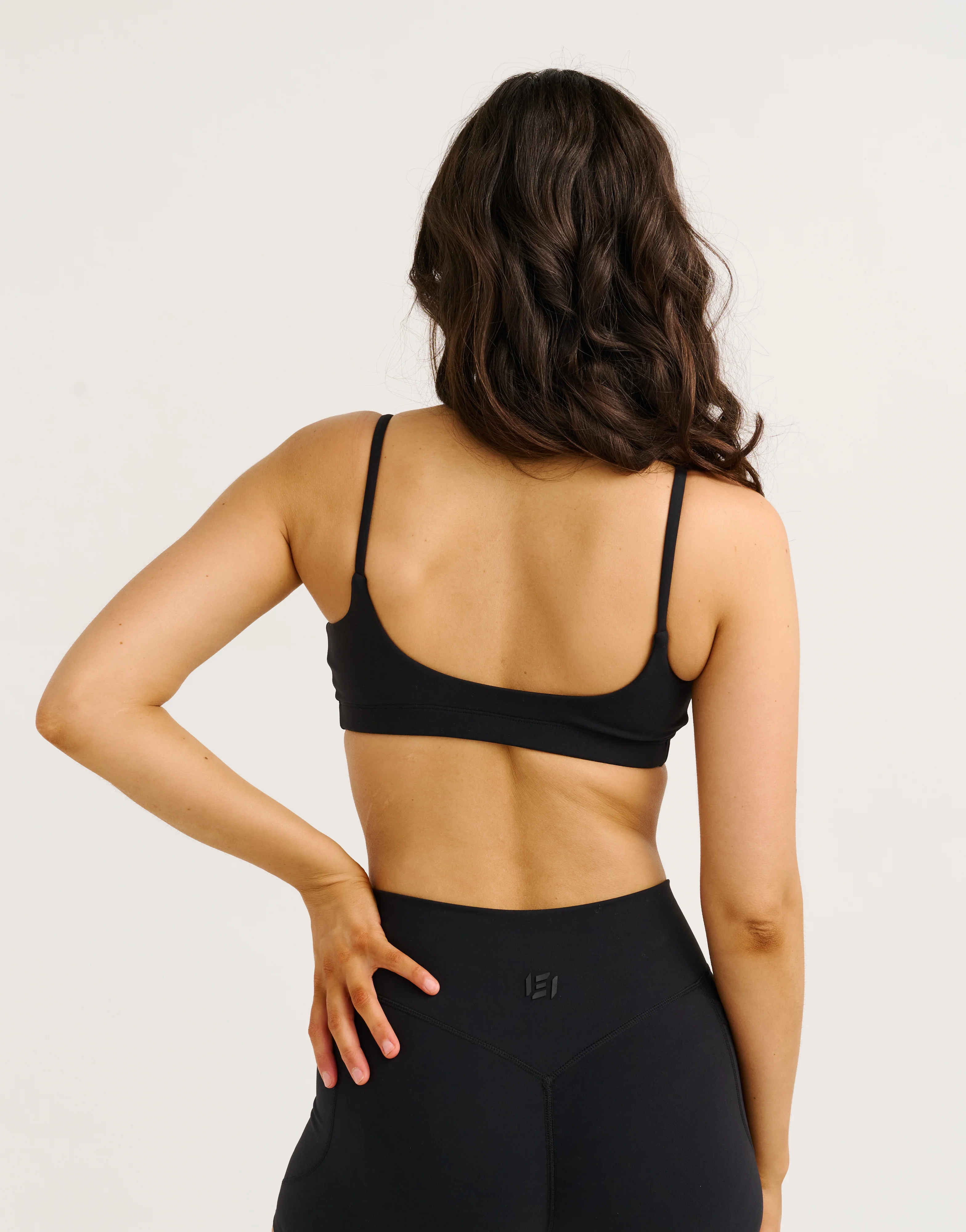 Lycra Seamless Sports Bra - Black - Image 3