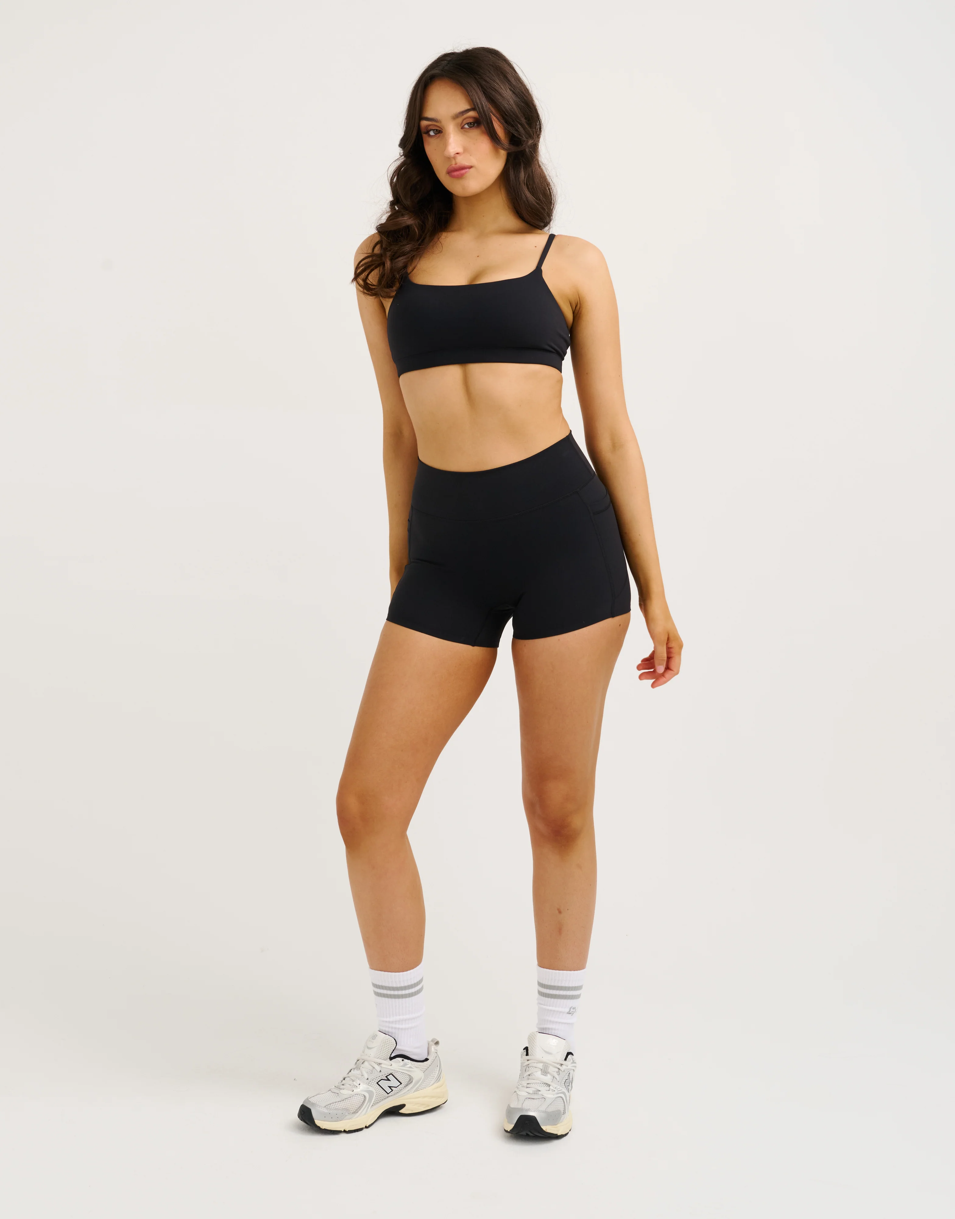 Lycra Seamless Sports Bra - Black - Image 5